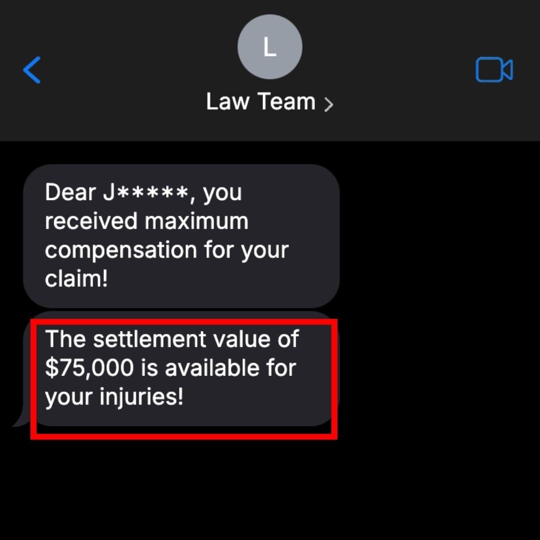 Injured Assist Facebook ad from Feb 27, 2025