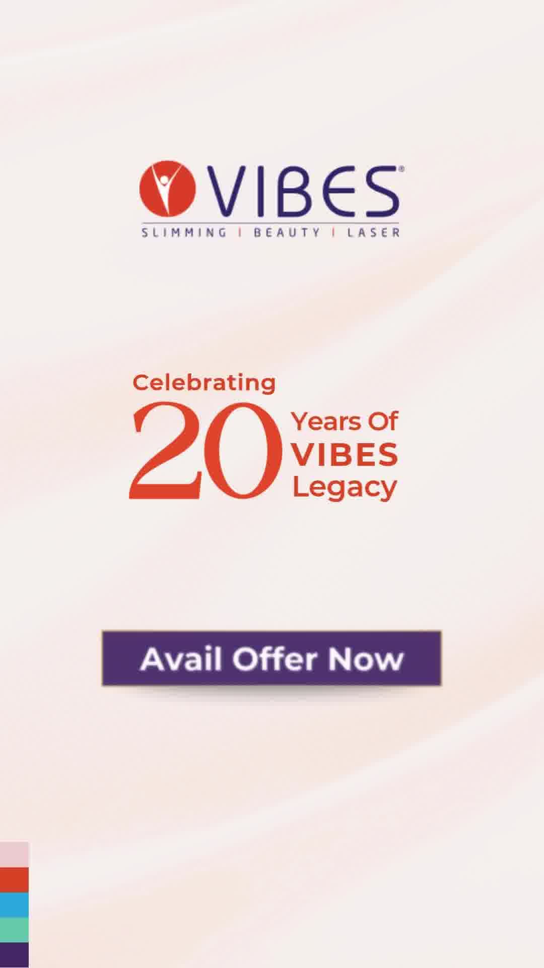 Vibes Facebook ad: Reshape & Glow, Anniversary Offer