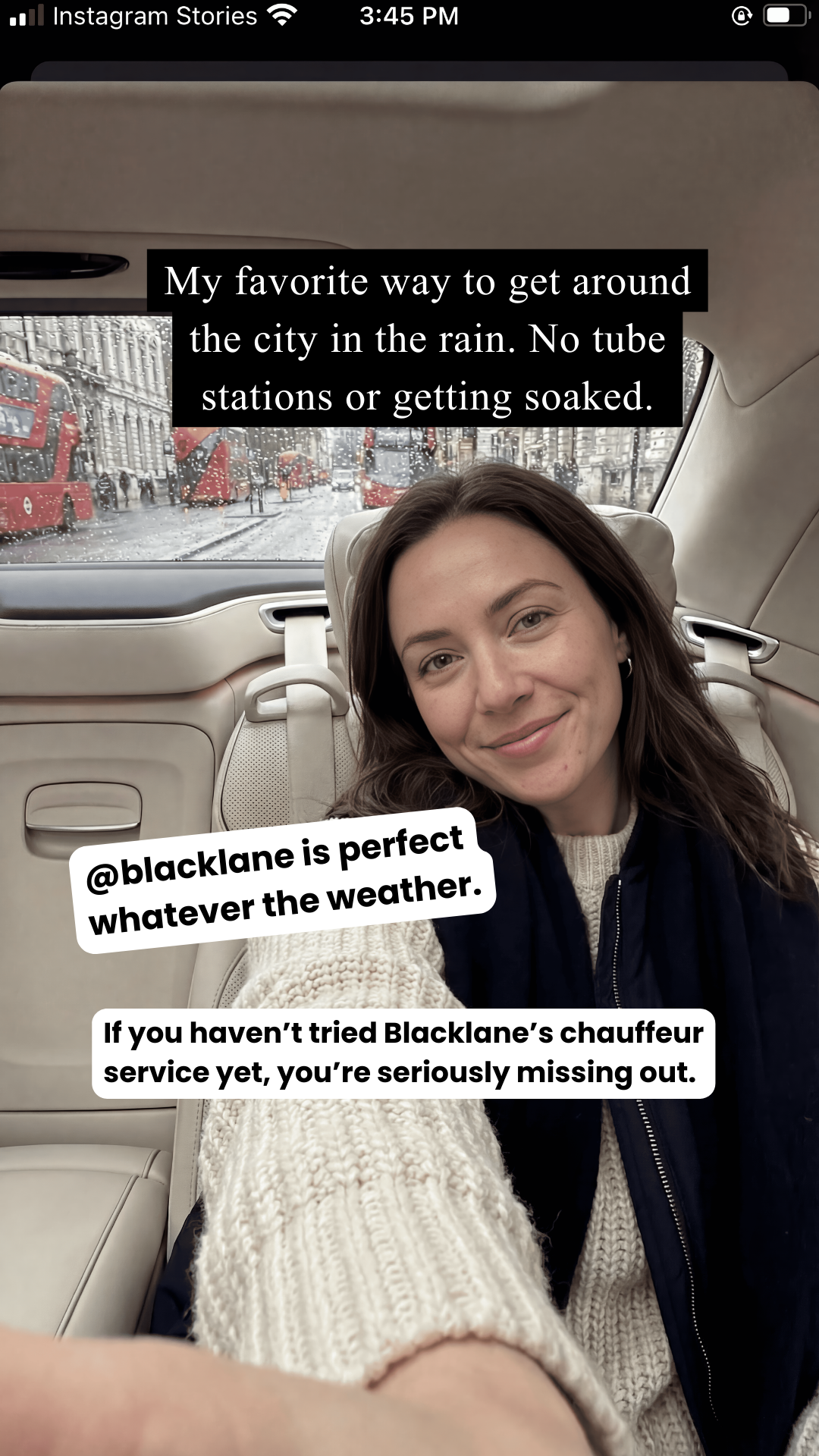 Blacklane Facebook ad