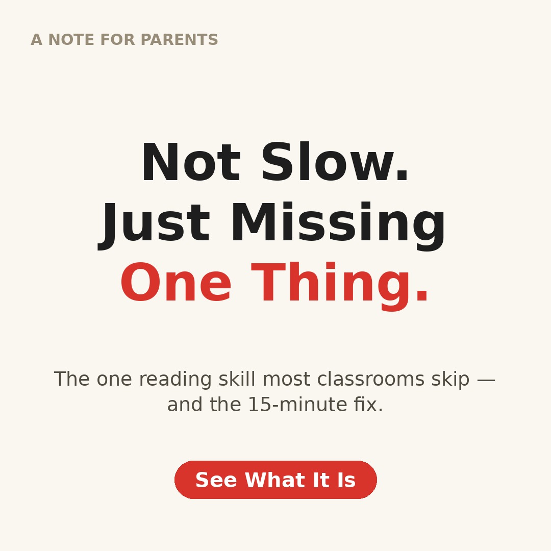 MORYN store Facebook ad: 74% Reading Growth in Just 15 Minutes a Day