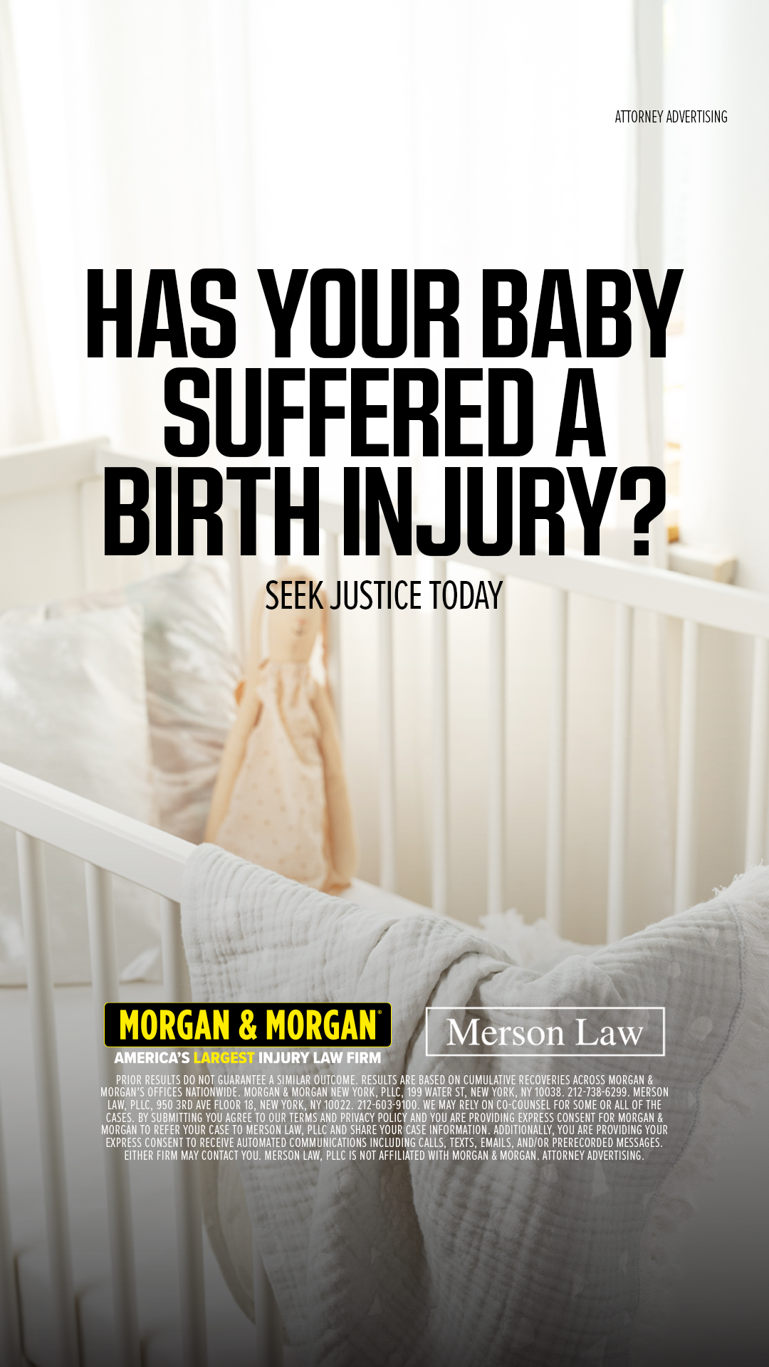 Morgan & Morgan Facebook ad
