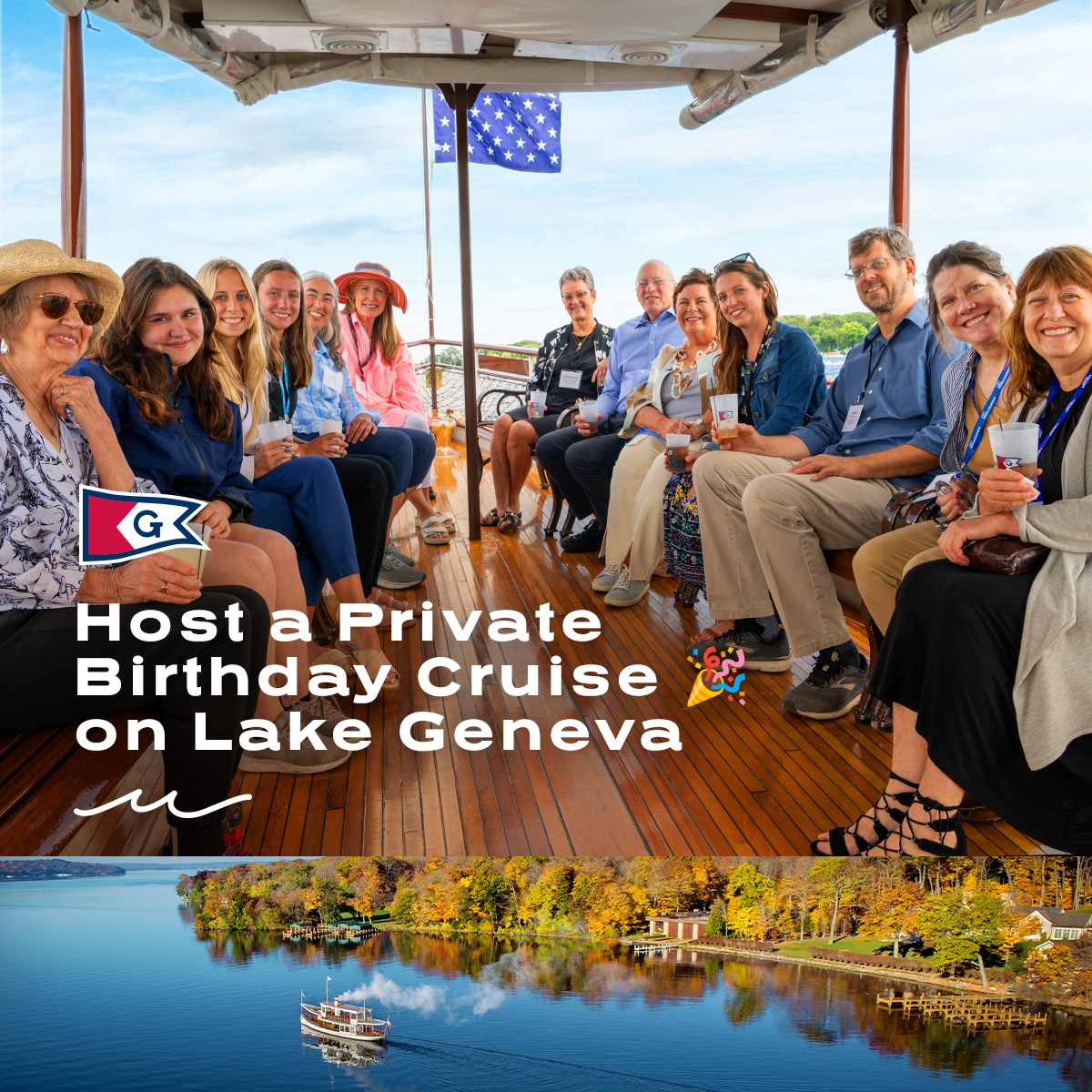 Lake Geneva Cruise Line Facebook ad