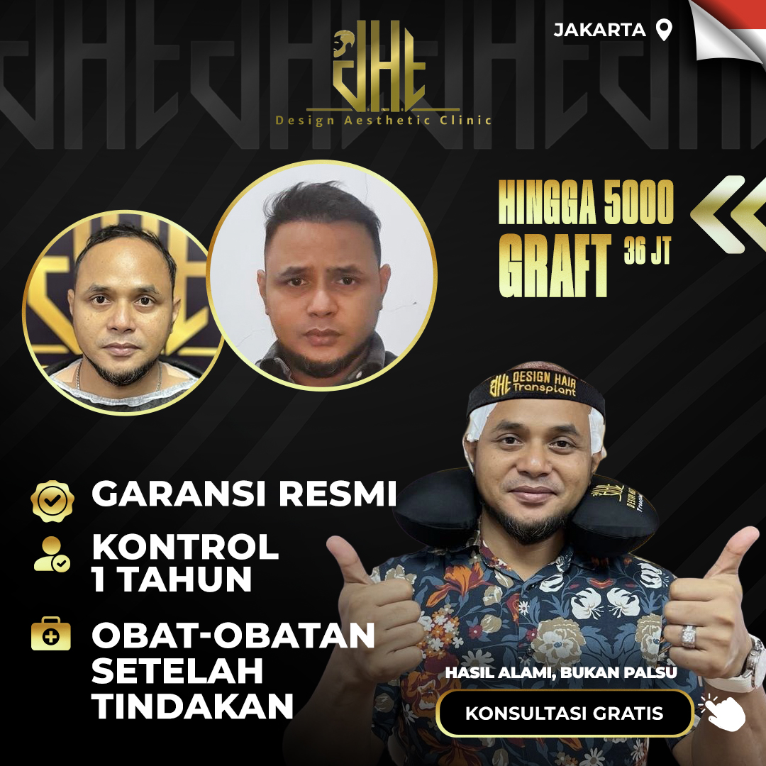 Design Hair Clinik Facebook ad: Hubungi kami sekarang