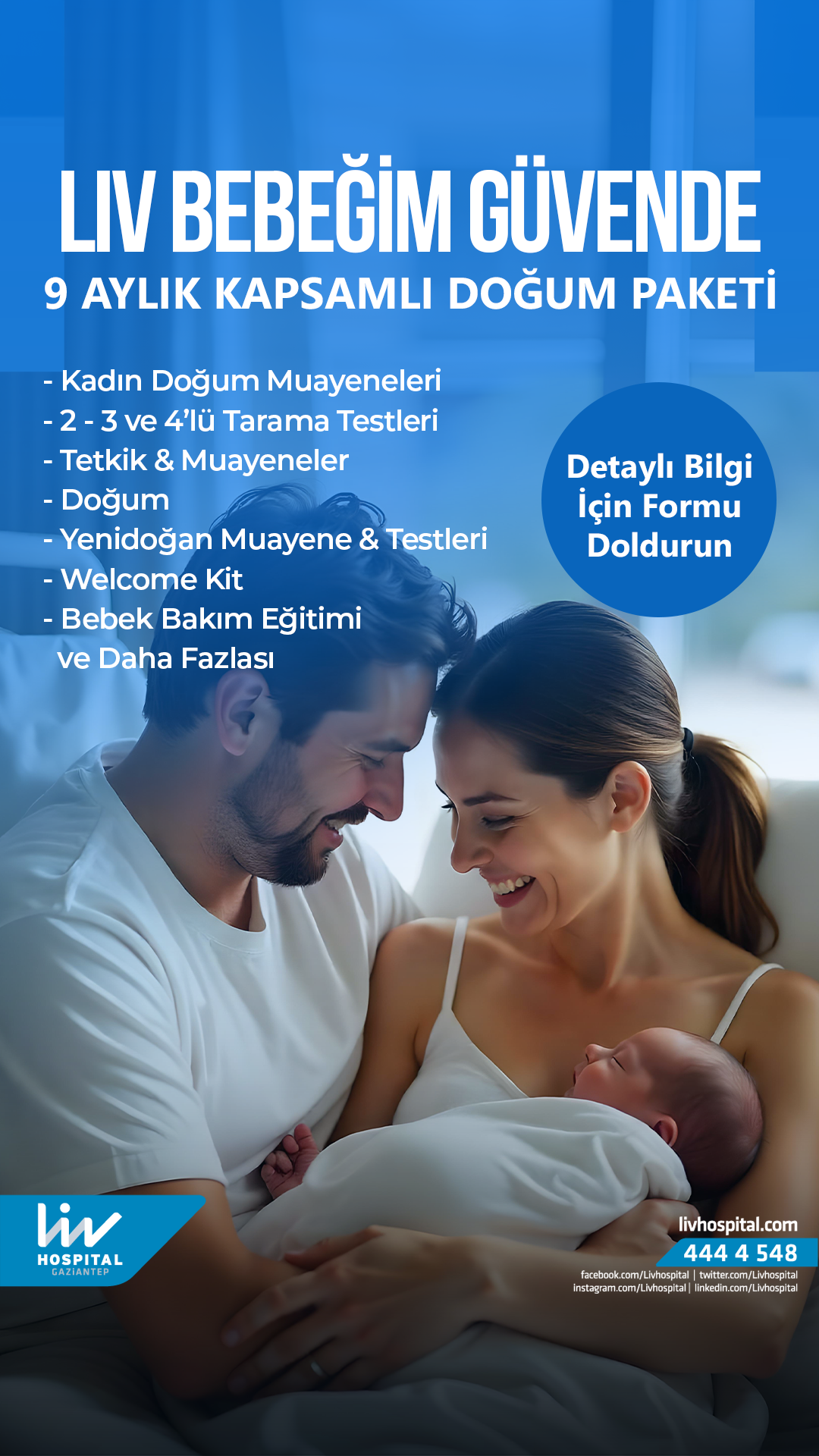 Liv Hospital Gaziantep Facebook ad