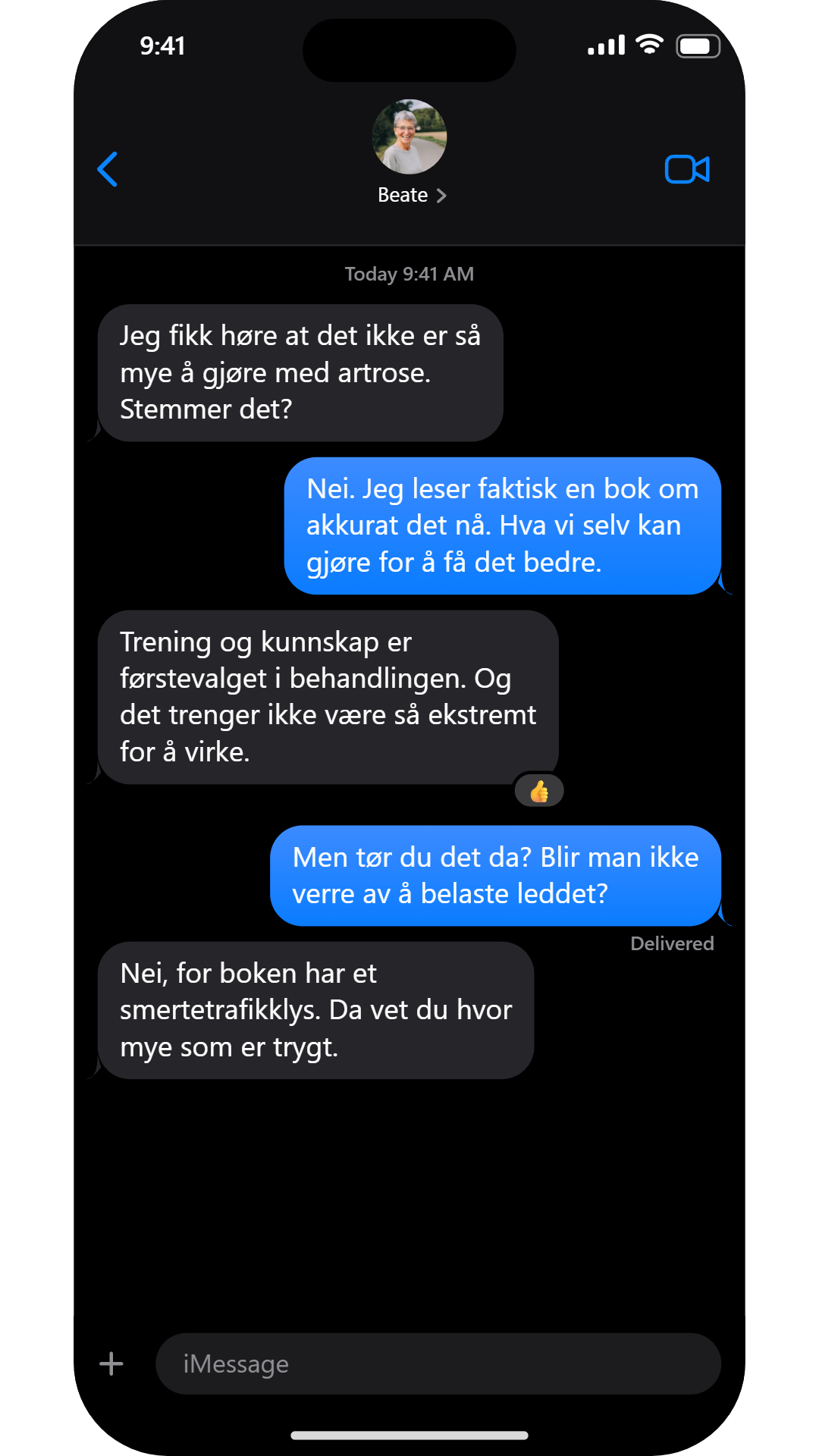 helsefysio Facebook ad: Mindre vondt med artrose