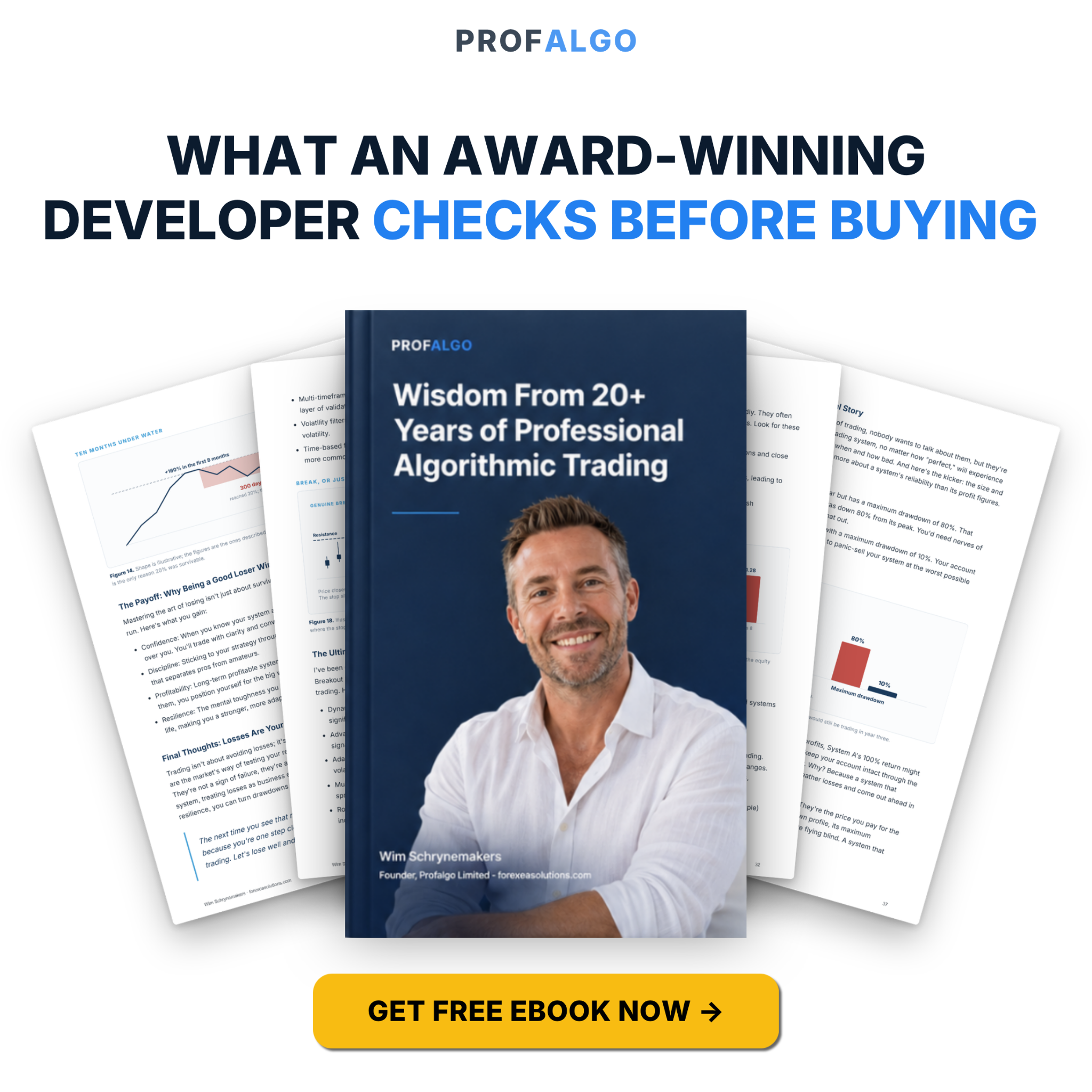 Profalgo Facebook ad: Claim Your Free Ebook Now