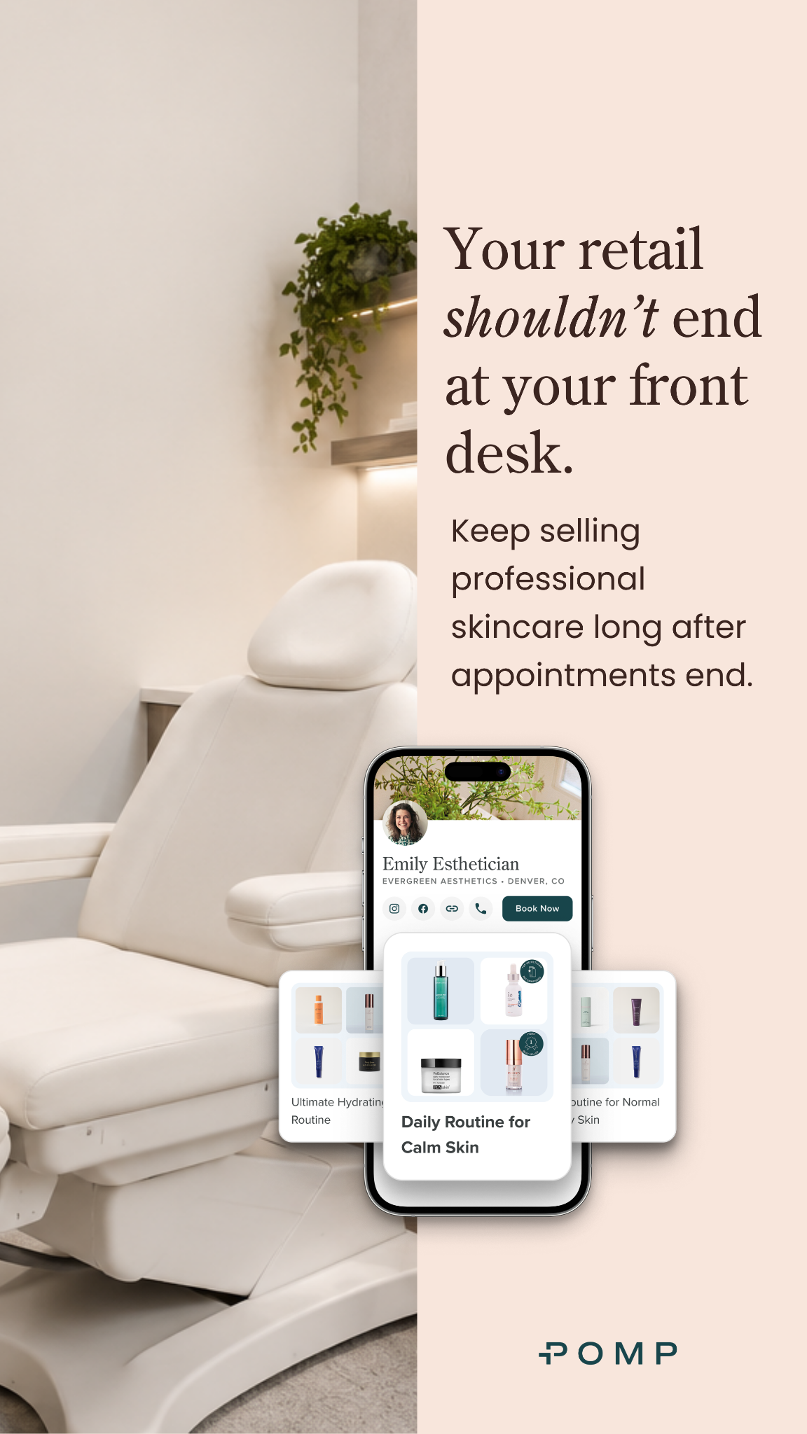 Pomp Beauty Facebook ad