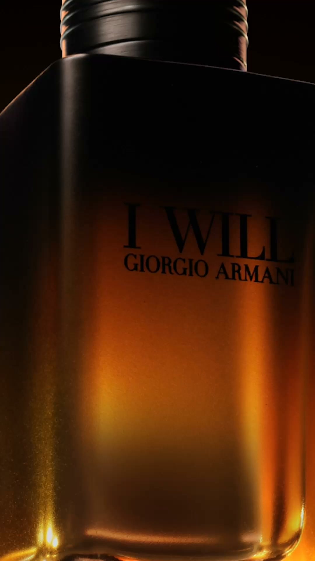 Armani beauty Facebook ad: Uusi I WILL EAU DE PARFUM