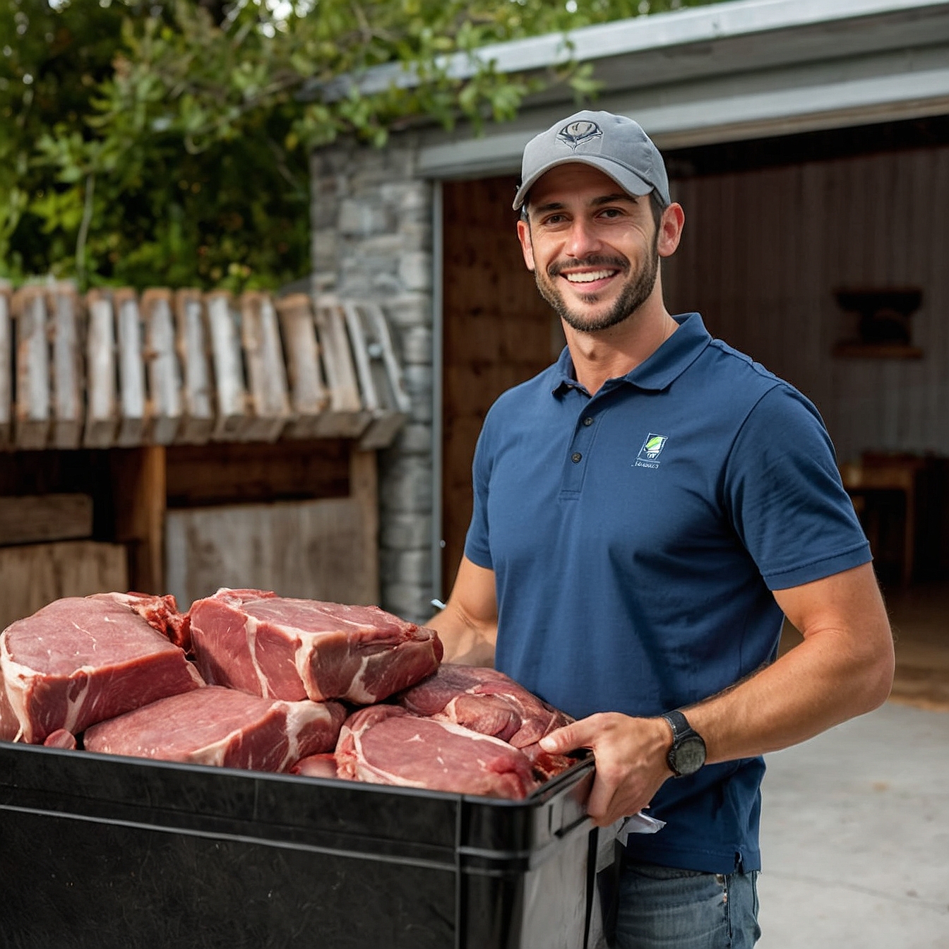 TopicExperts Guide Facebook ad: Top Meat Delivery Service Pasture Raised.