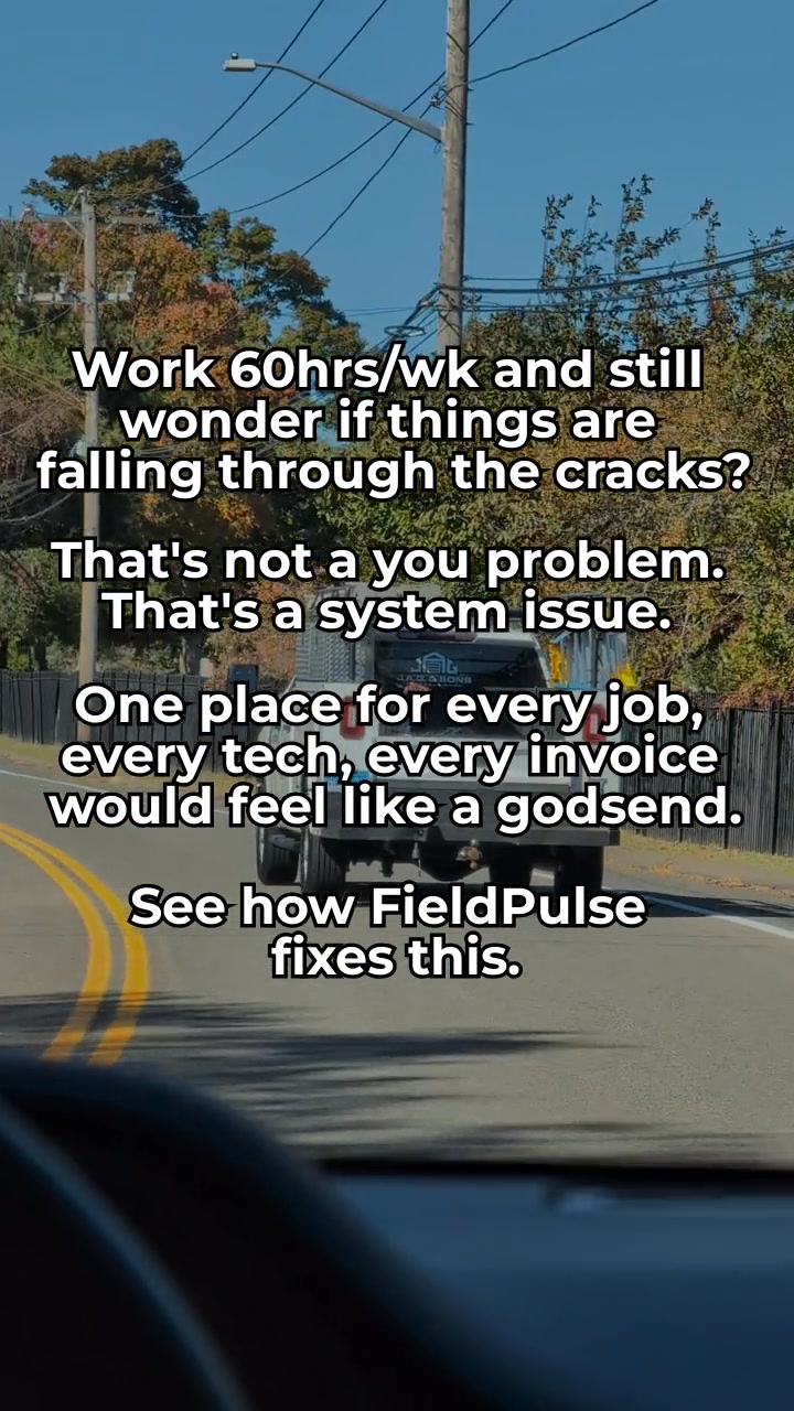 FieldPulse Facebook ad: Take Control of Your Workday
