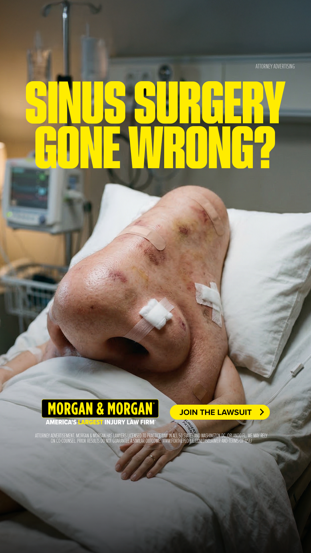 Morgan & Morgan Facebook ad