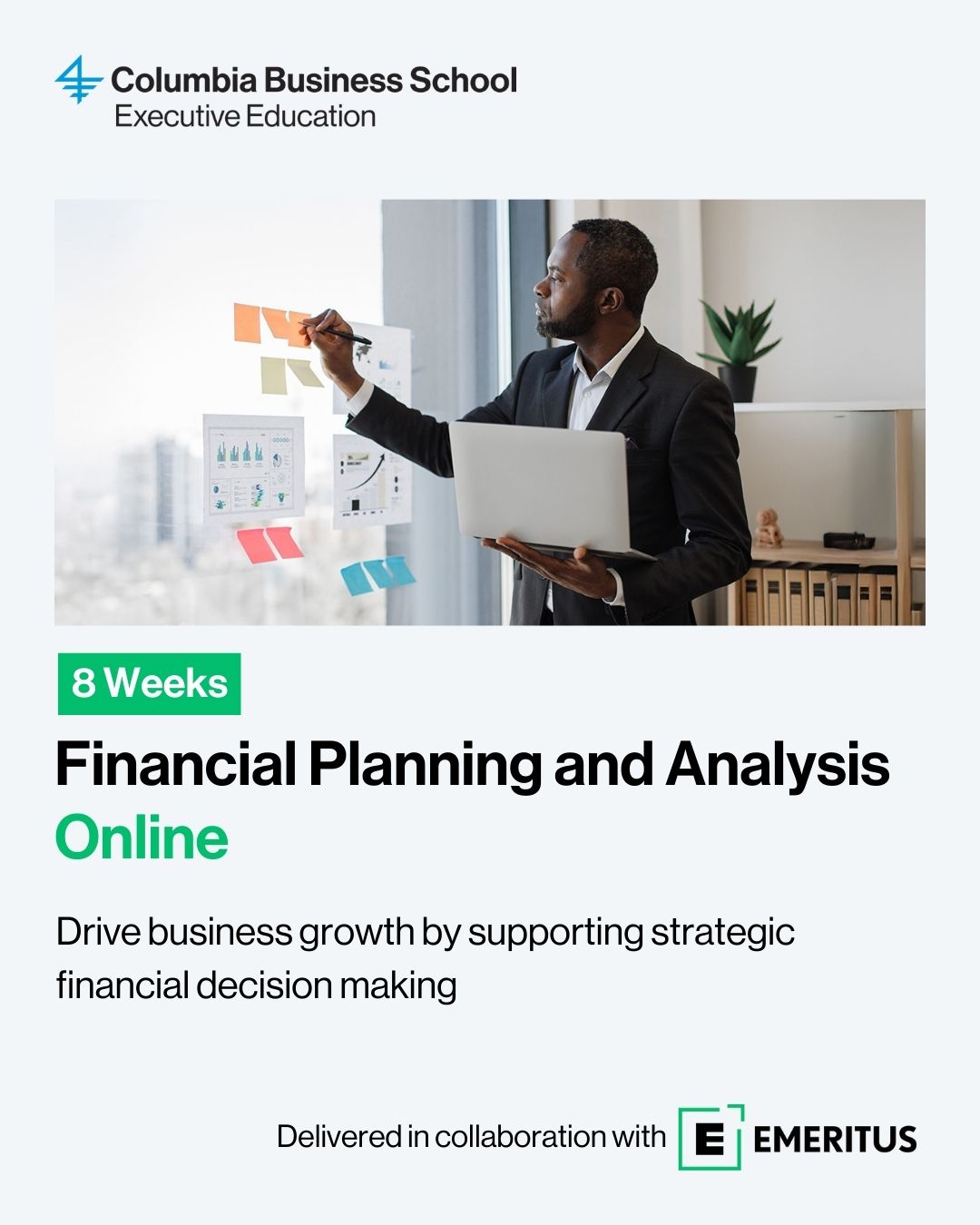 Columbia Business School Executive Education Facebook ad