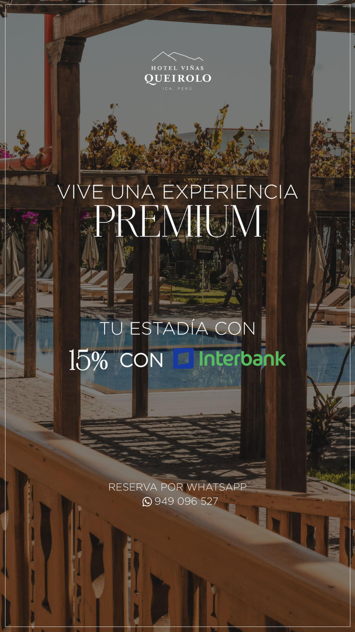 Hotel Viñas Queirolo Facebook ad from Jun 11, 2026