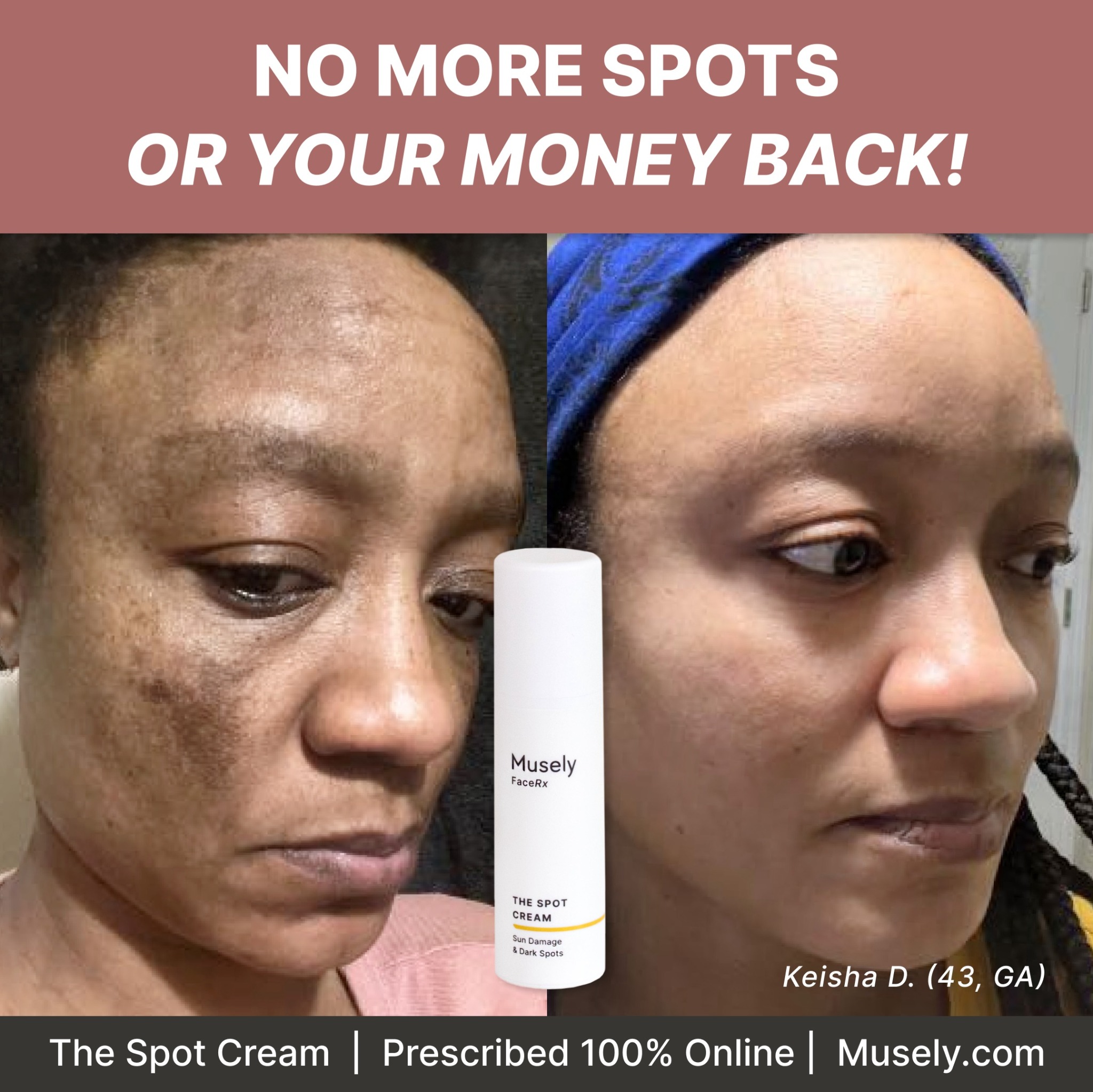 Musely Facebook ad