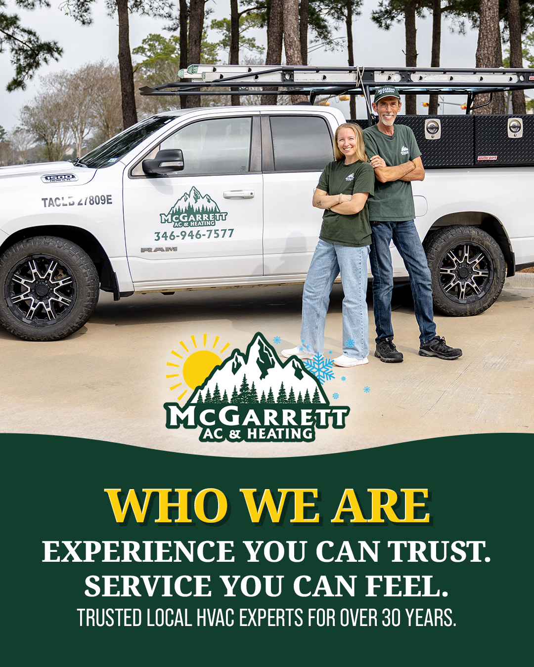 McGarrett A/C & Heating Facebook ad: McGarrett AC and Heating