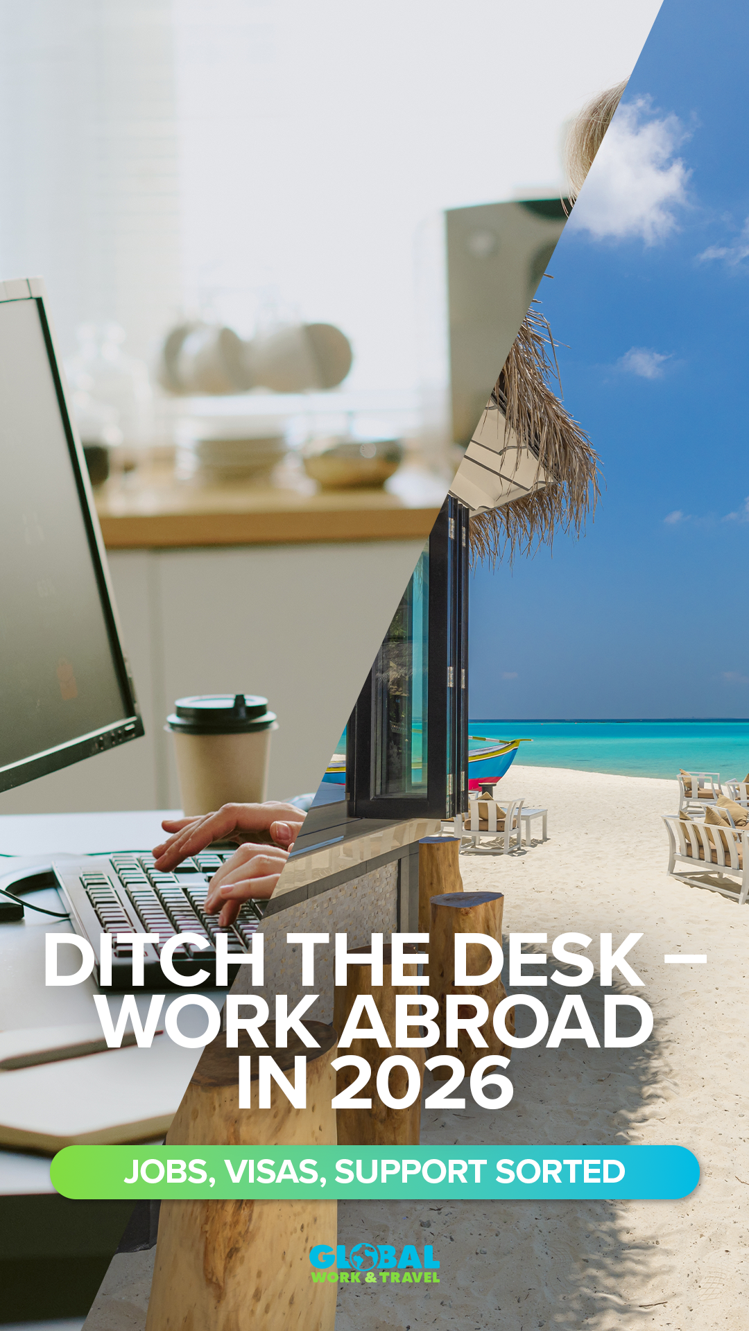 Global Work & Travel Facebook ad
