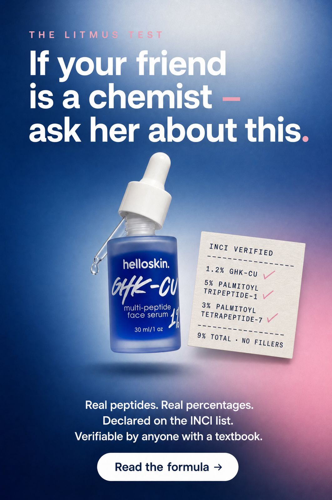 Helloskin Facebook ad