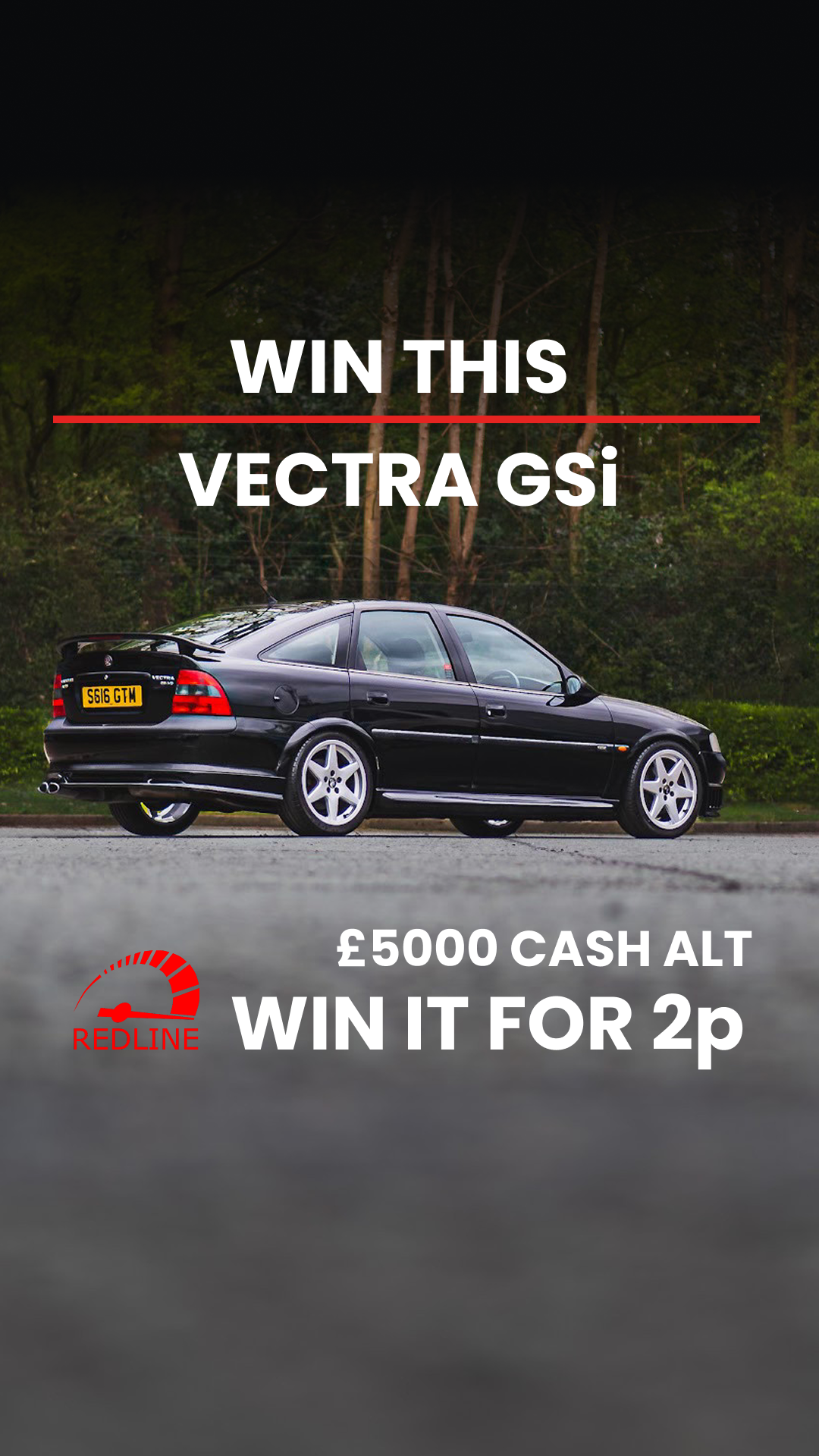 Redline Competitions Facebook ad