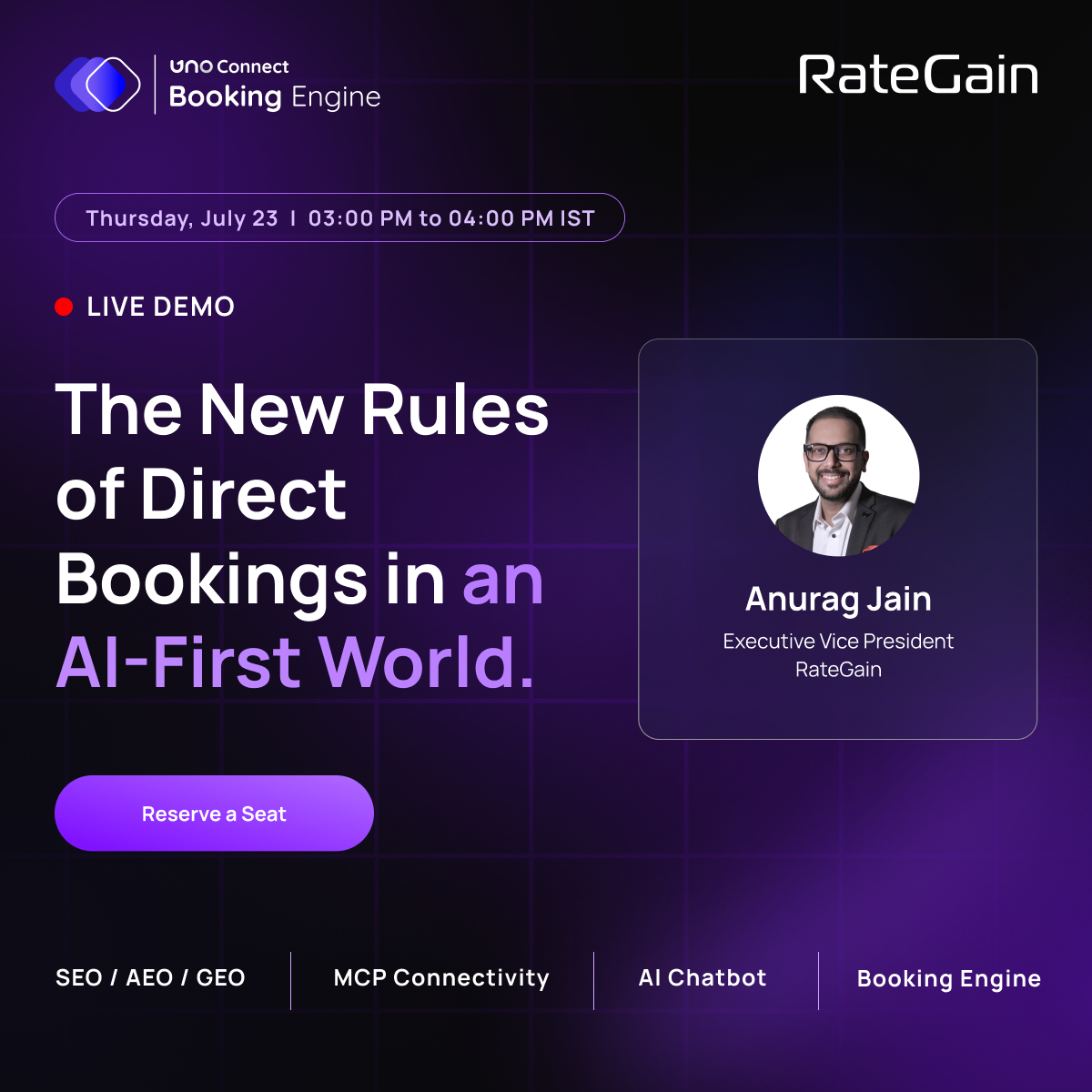 RateGain Facebook ad