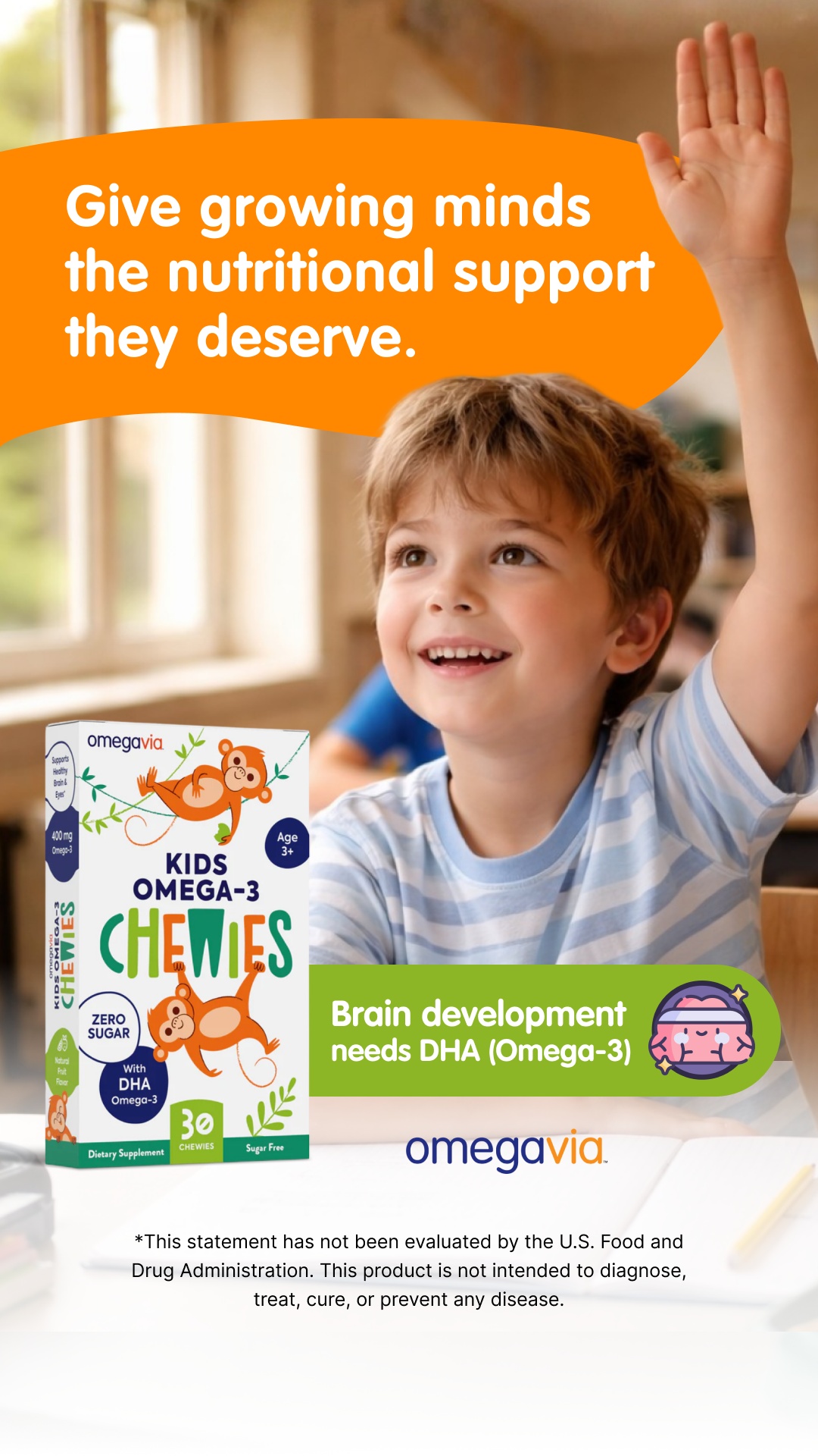 OmegaVia - Ultra Concentrated Omega-3 Facebook ad