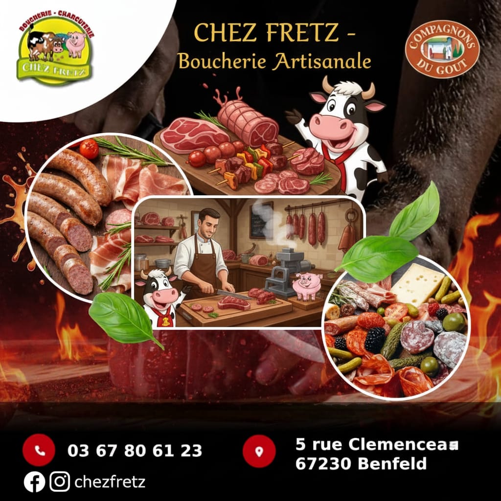Boucherie chez Fretz Facebook ad: Chez Fretz: boucherie charcuterie Benfeld, boucherie…