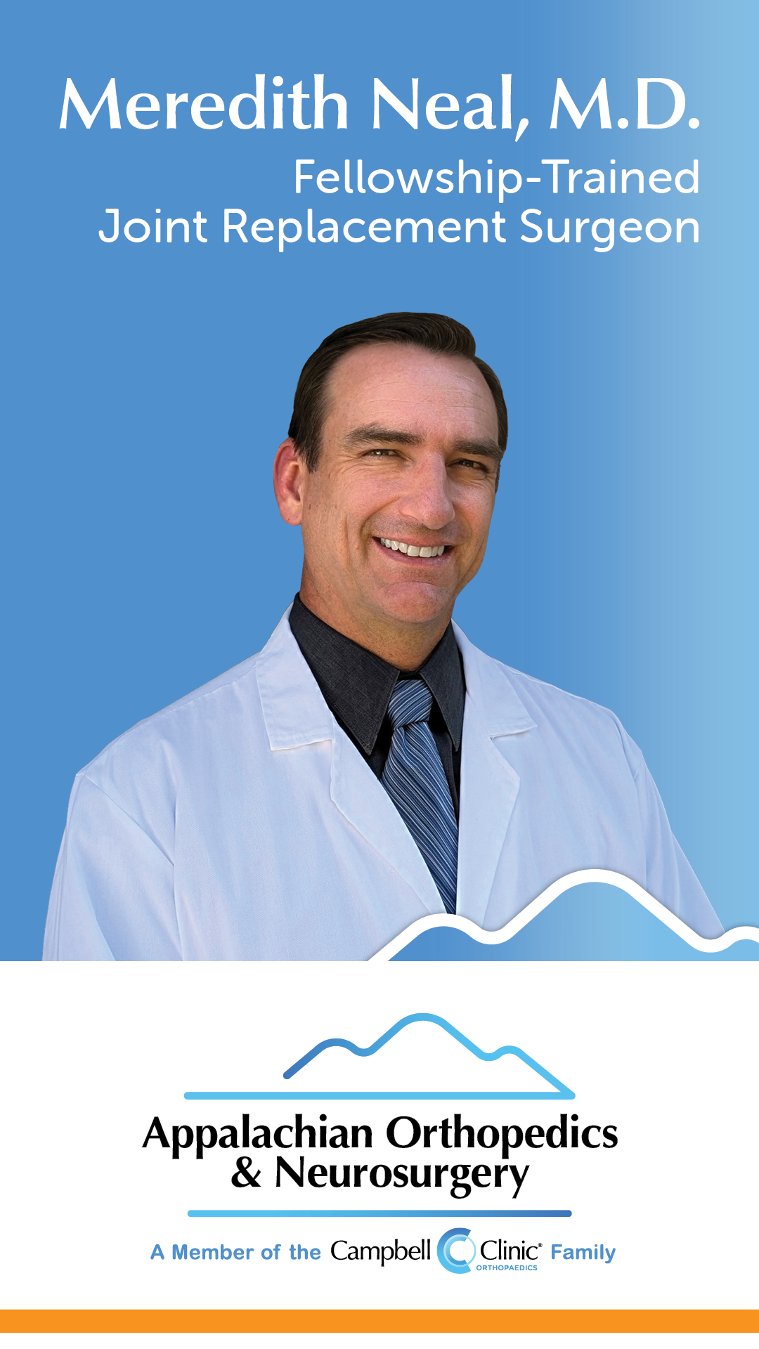 Appalachian Orthopedics & Neurosurgery Facebook ad from Feb 17, 2026
