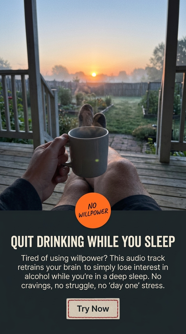 Hypnosis to Stop Drinking Facebook ad