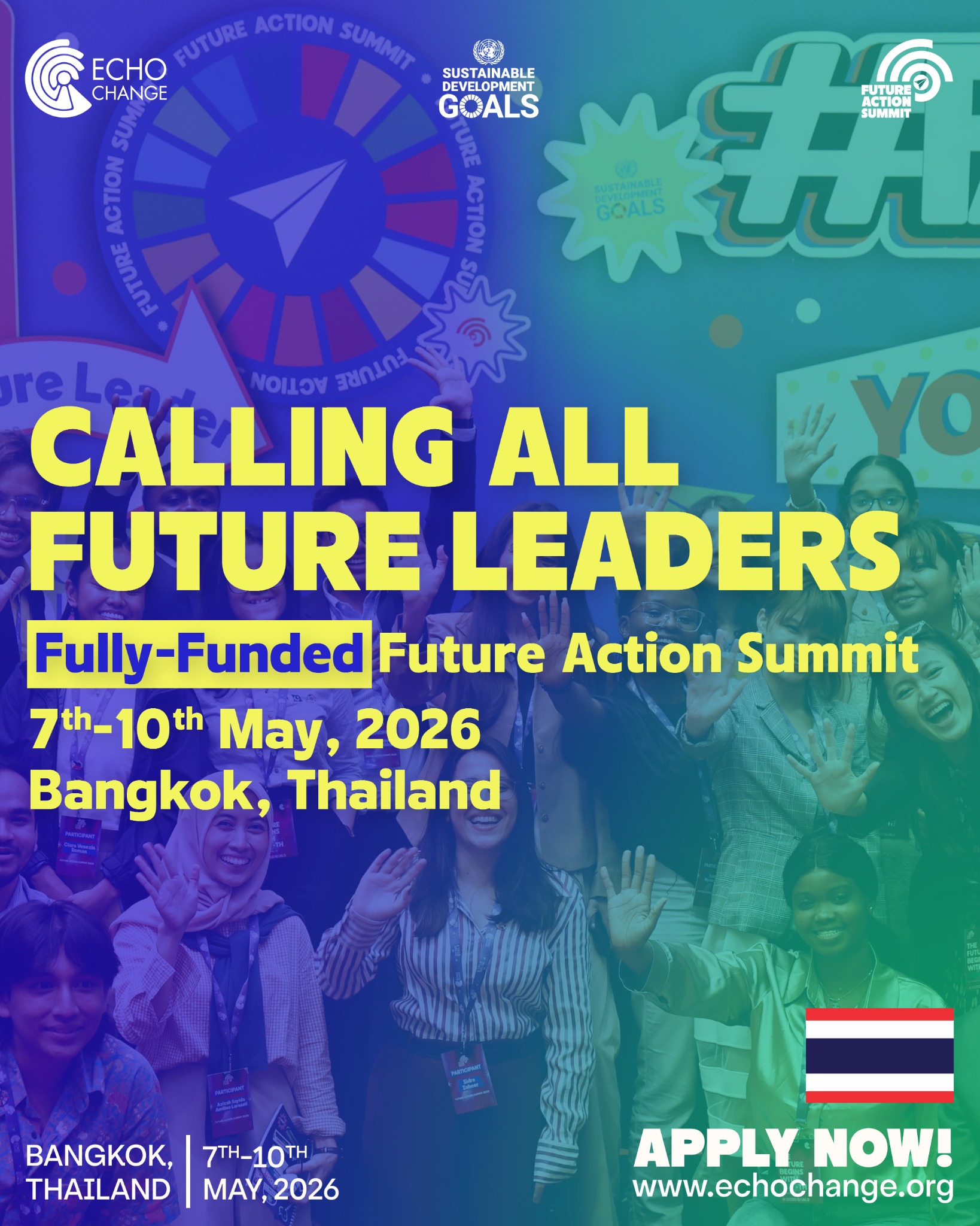 Future Action Summit Facebook ad: Join Global Leaders in Bangkok This May
