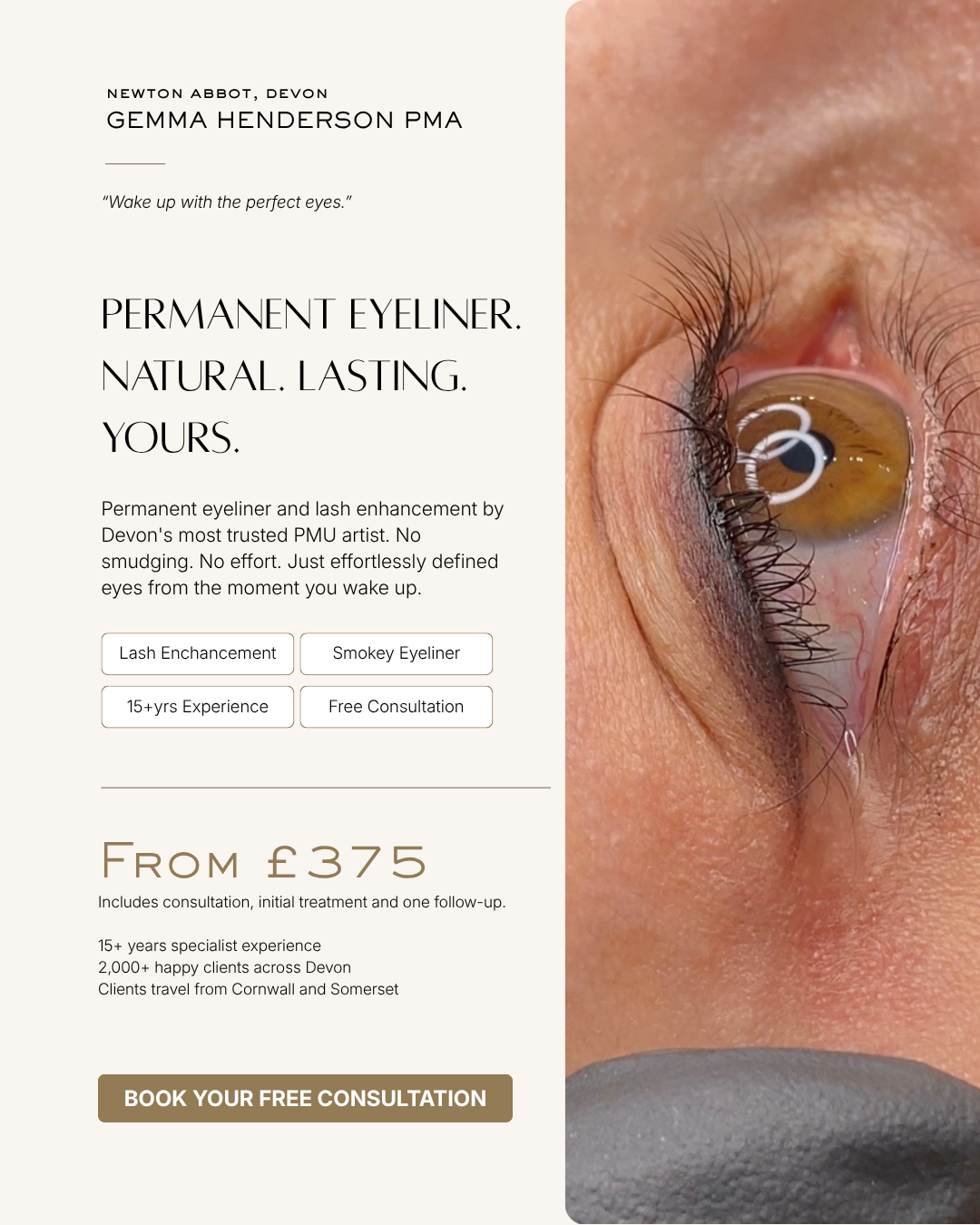 Gemma Henderson Permanent Cosmetics Facebook ad