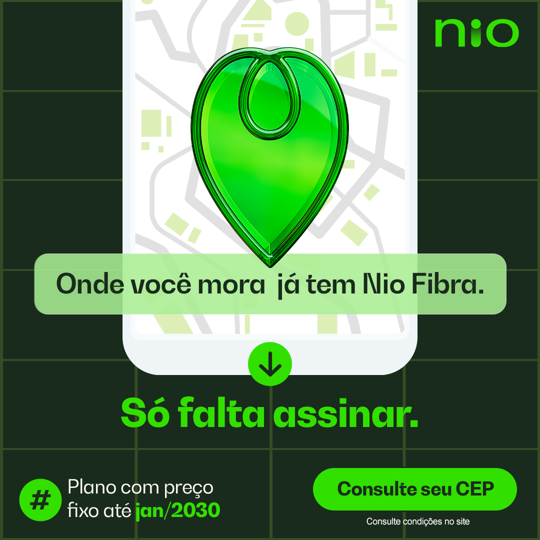 Nio Facebook ad: Seu bairro já tem Nio Fibra.