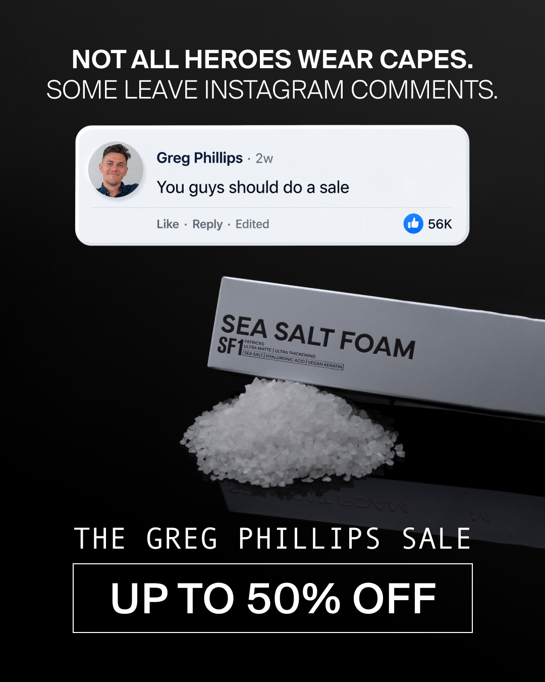 PATRICKS Facebook ad