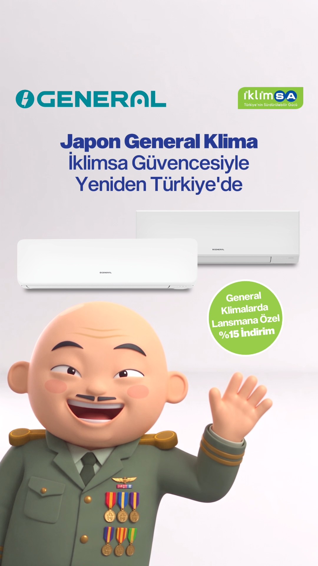 İklimsa Facebook ad: General yeniden görev başında.