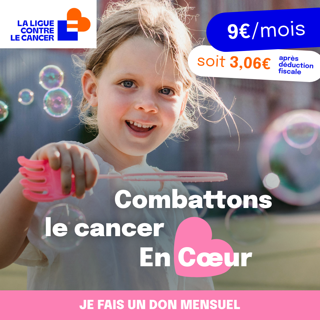 La Ligue contre le cancer Facebook ad