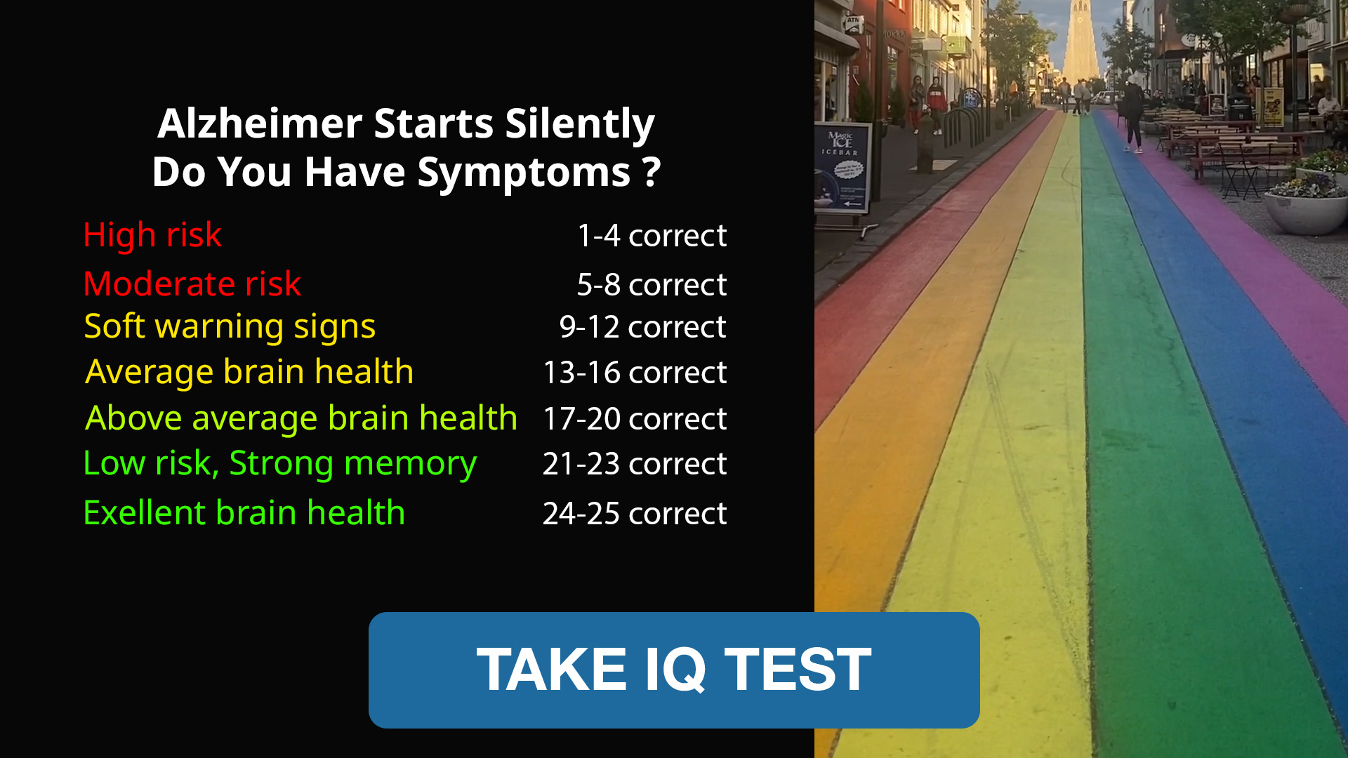 My IQ Facebook ad