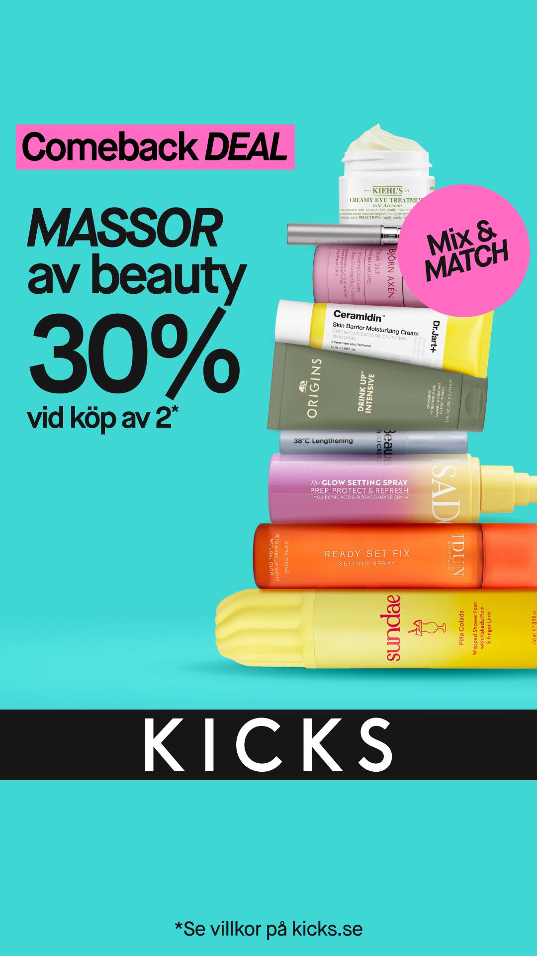 KICKS Facebook ad
