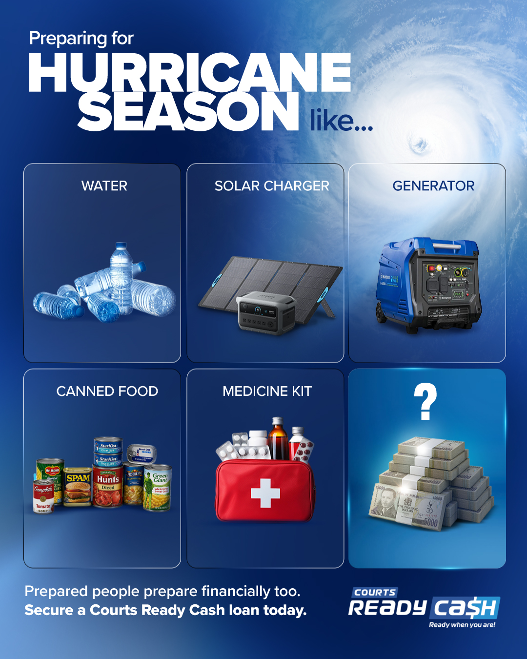 Courts Ready Cash Jamaica Facebook ad