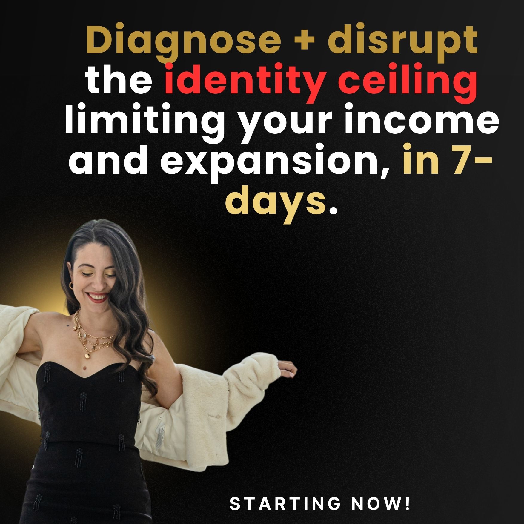 The Global University of Integrative Healing Facebook ad: Your results follow your identity