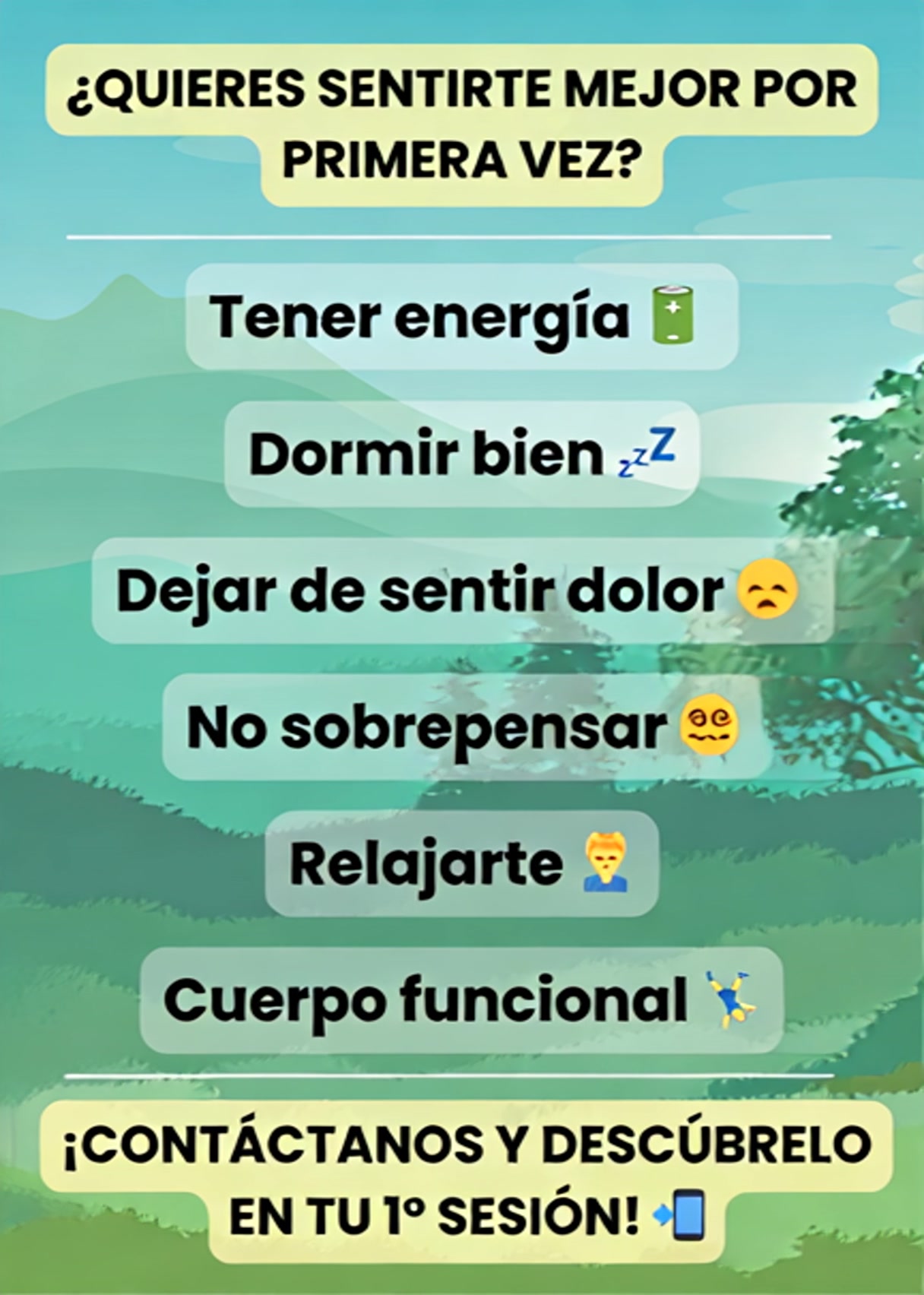 Me siento Bien Facebook ad: Clic aquí
