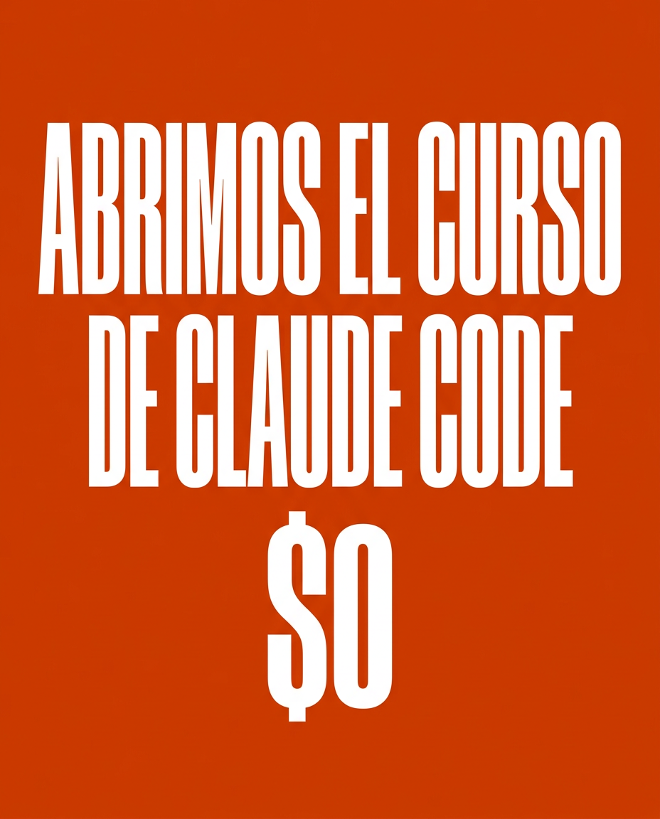BenCorde Facebook ad: Abrimos el curso de Claude Code