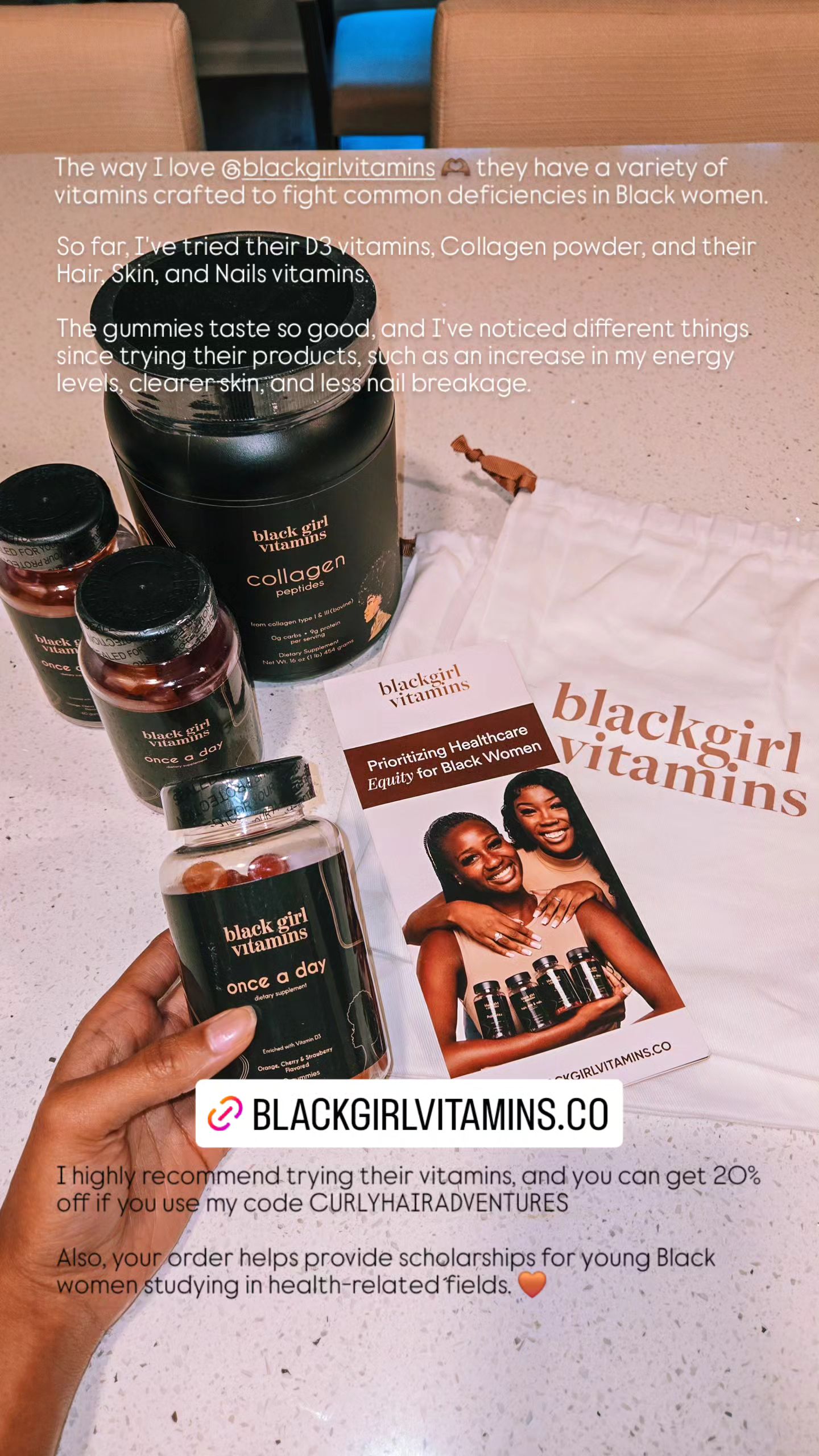 Black Girl Vitamins Facebook ad
