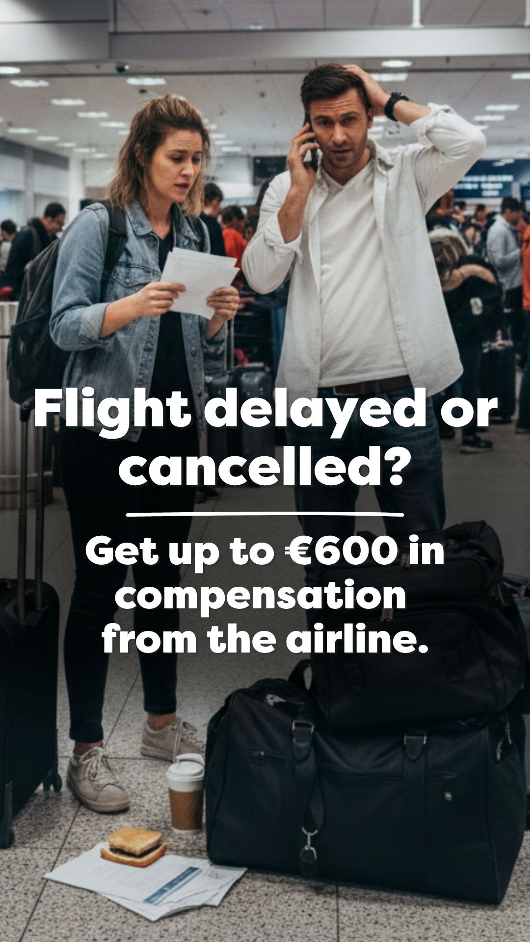 Flightright Facebook ad