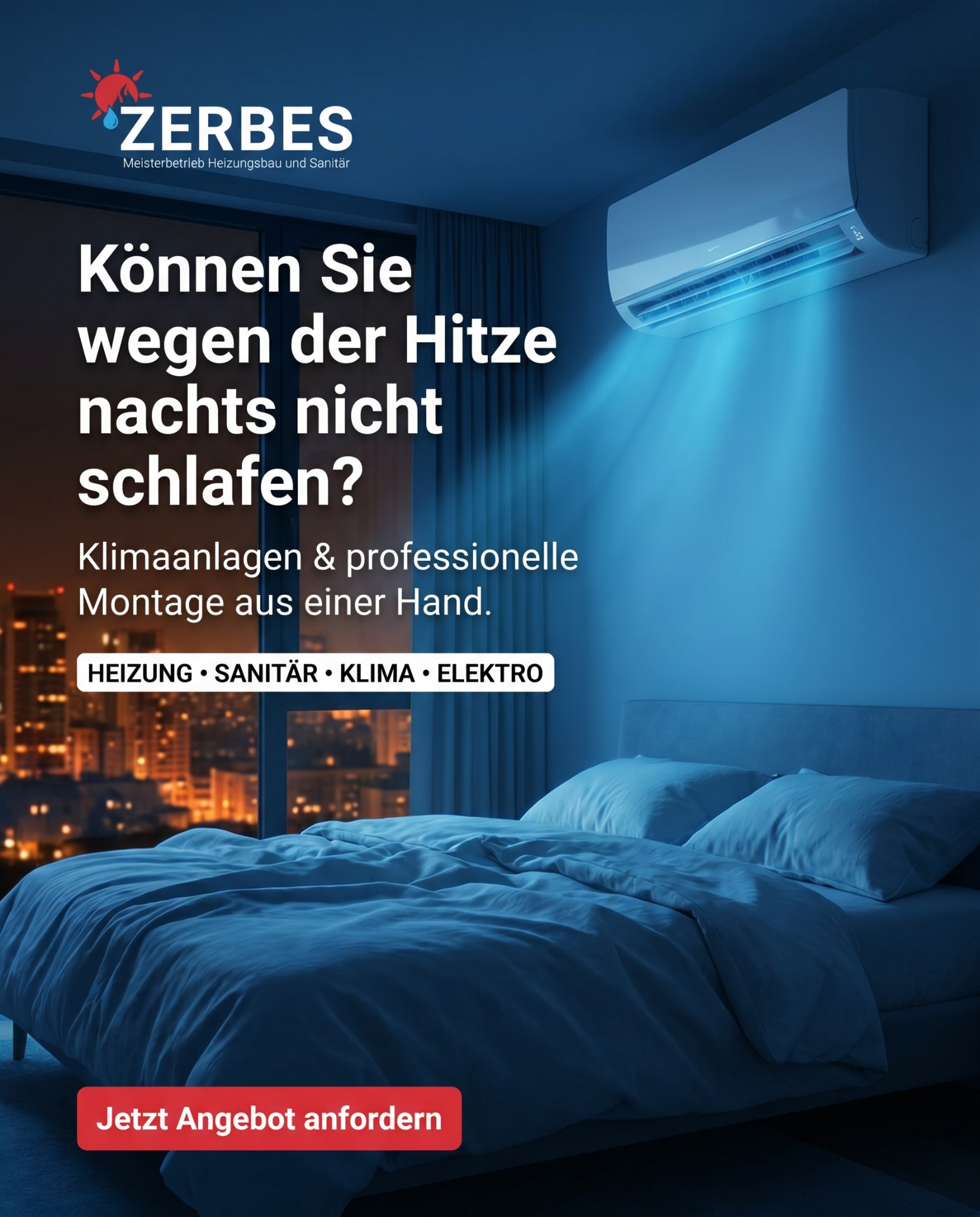 Zerbes Heizung Facebook ad: Sagen Sie auch jedes Jahr: ‚Nächstes Jahr installiere ich…
