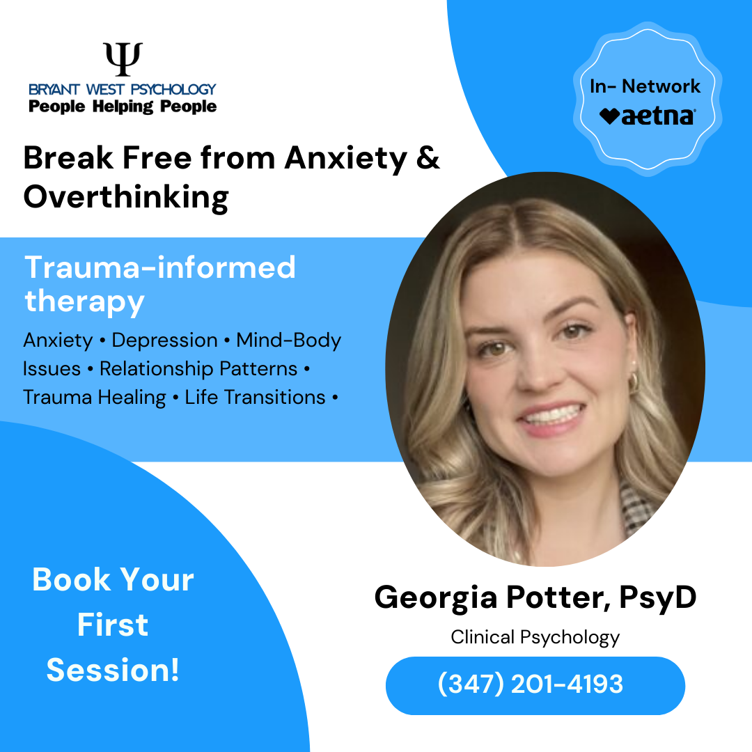 Bryant West Psychology in the Heart of New York City Facebook ad: Grove