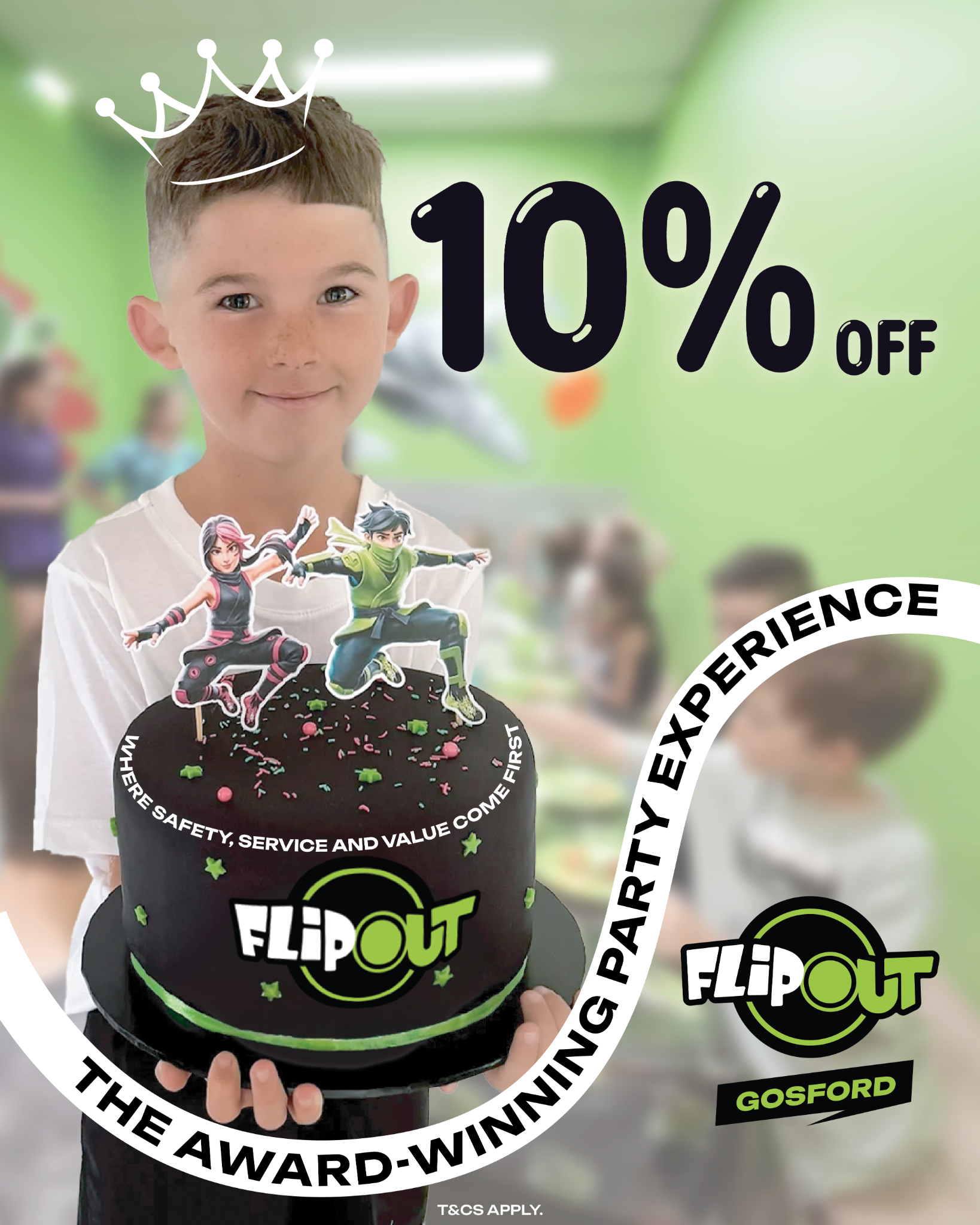 Flip Out Australia Facebook ad