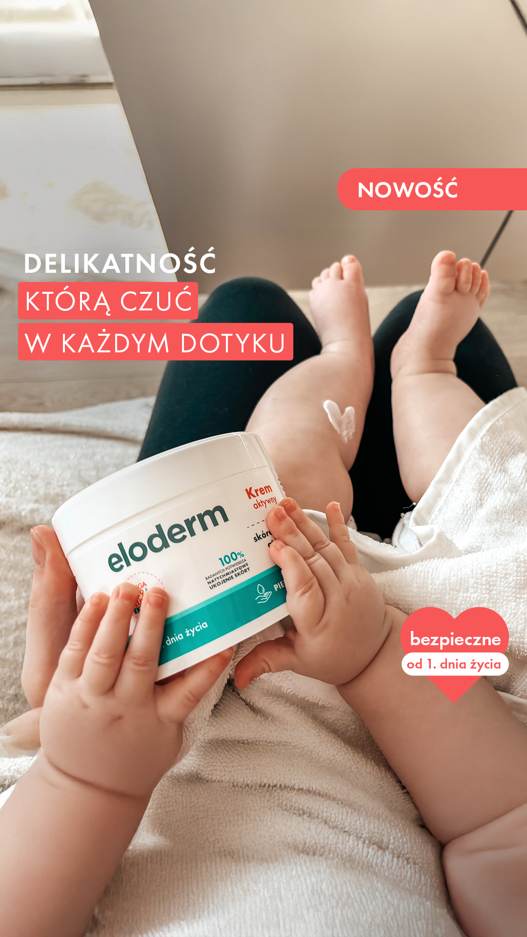 Eloderm. W trosce o wrażliwą skórę Facebook ad