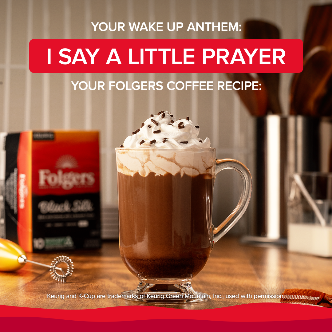 Folgers Facebook ad from May 21, 2026