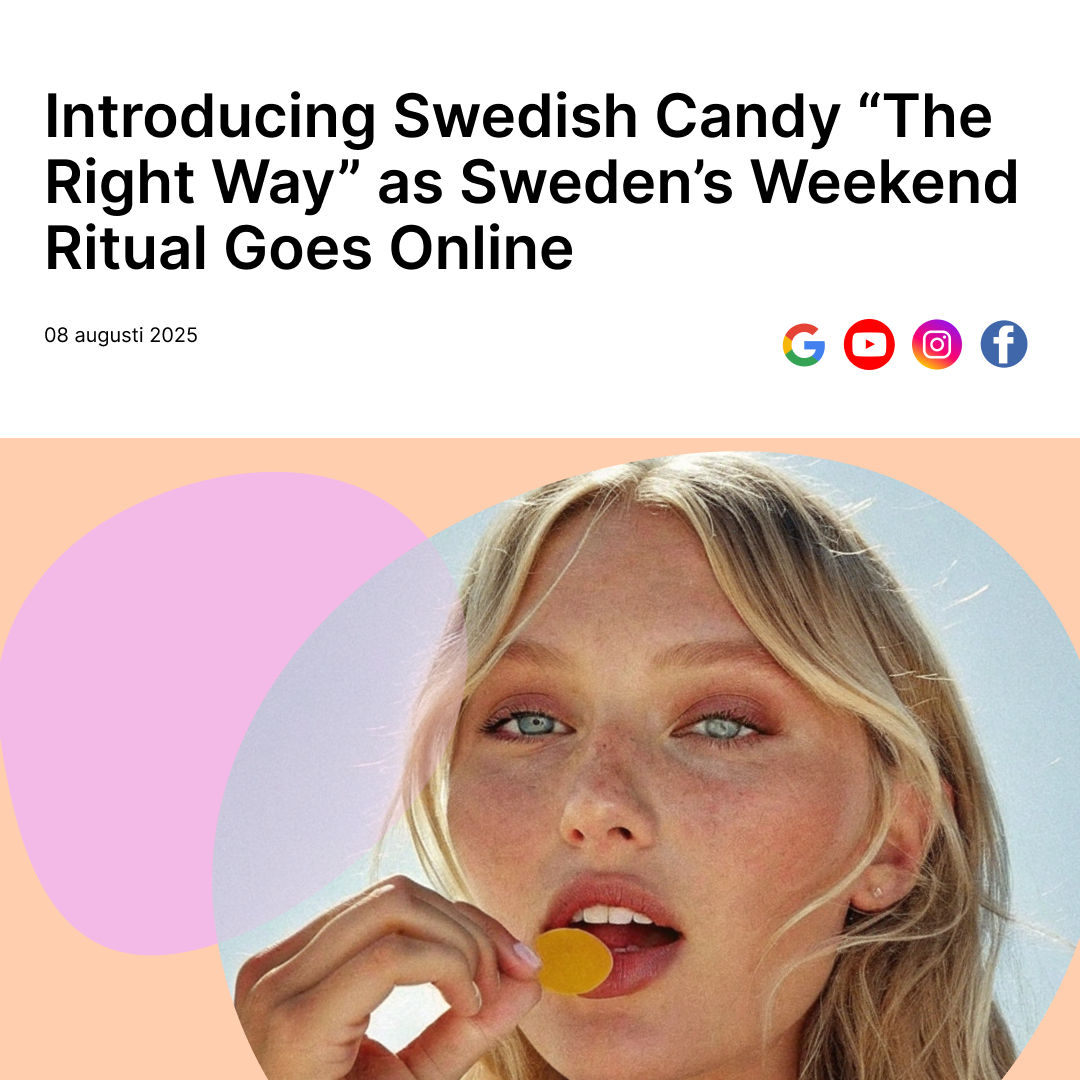 Swedish Candy Facebook ad