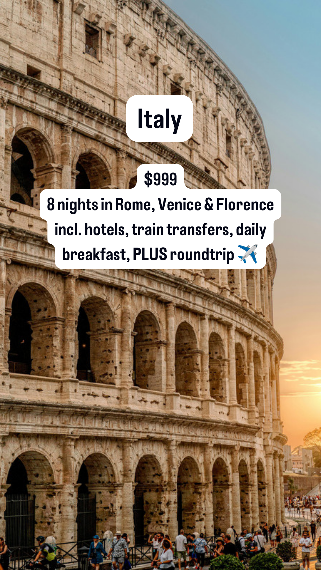 Travelzoo Facebook ad from Aug 5, 2026