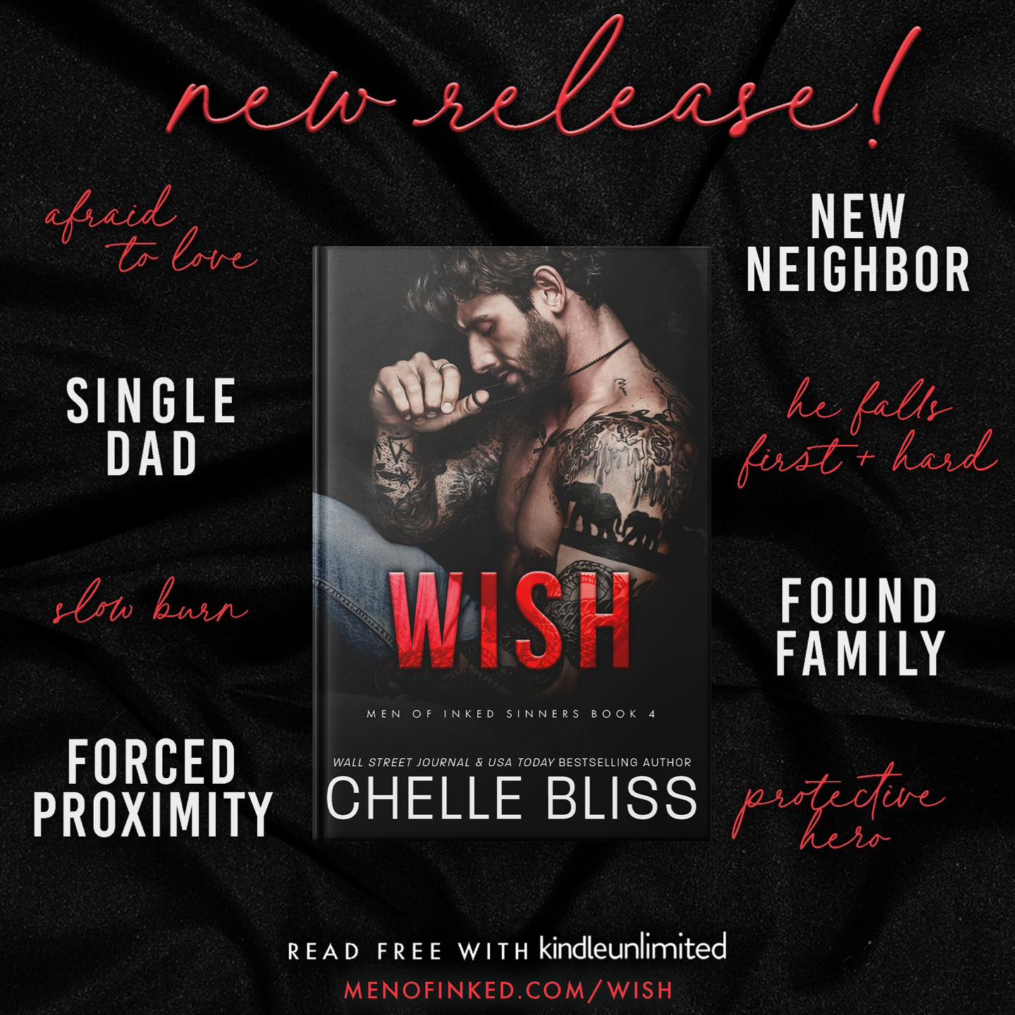 Author Chelle Bliss Facebook ad
