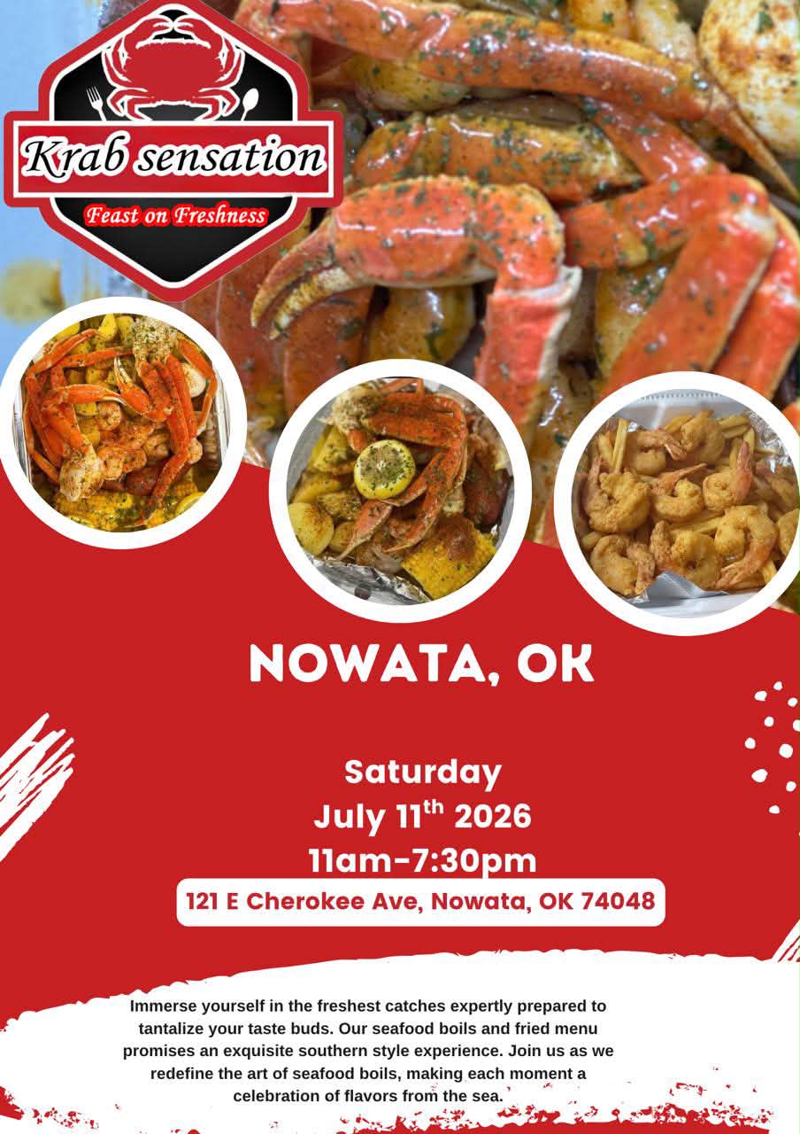 The Krab Sensation & Seafood on the Go. Facebook ad